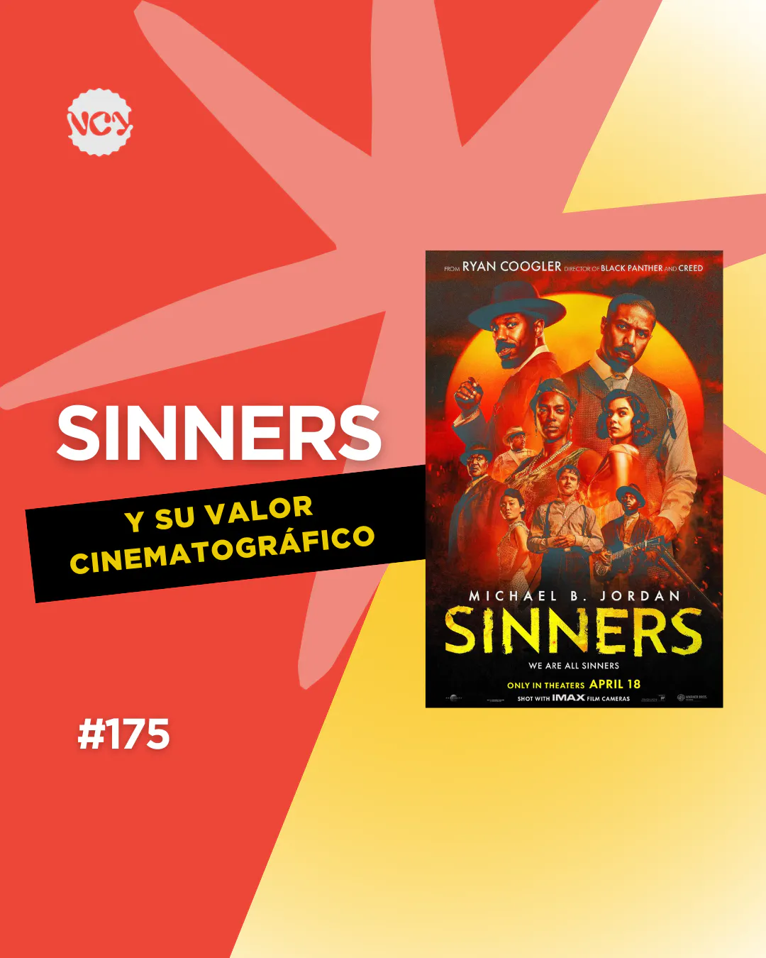 Episodio 175 | El valor cinematográfico de "Sinners" (Pecadores) episode artwork