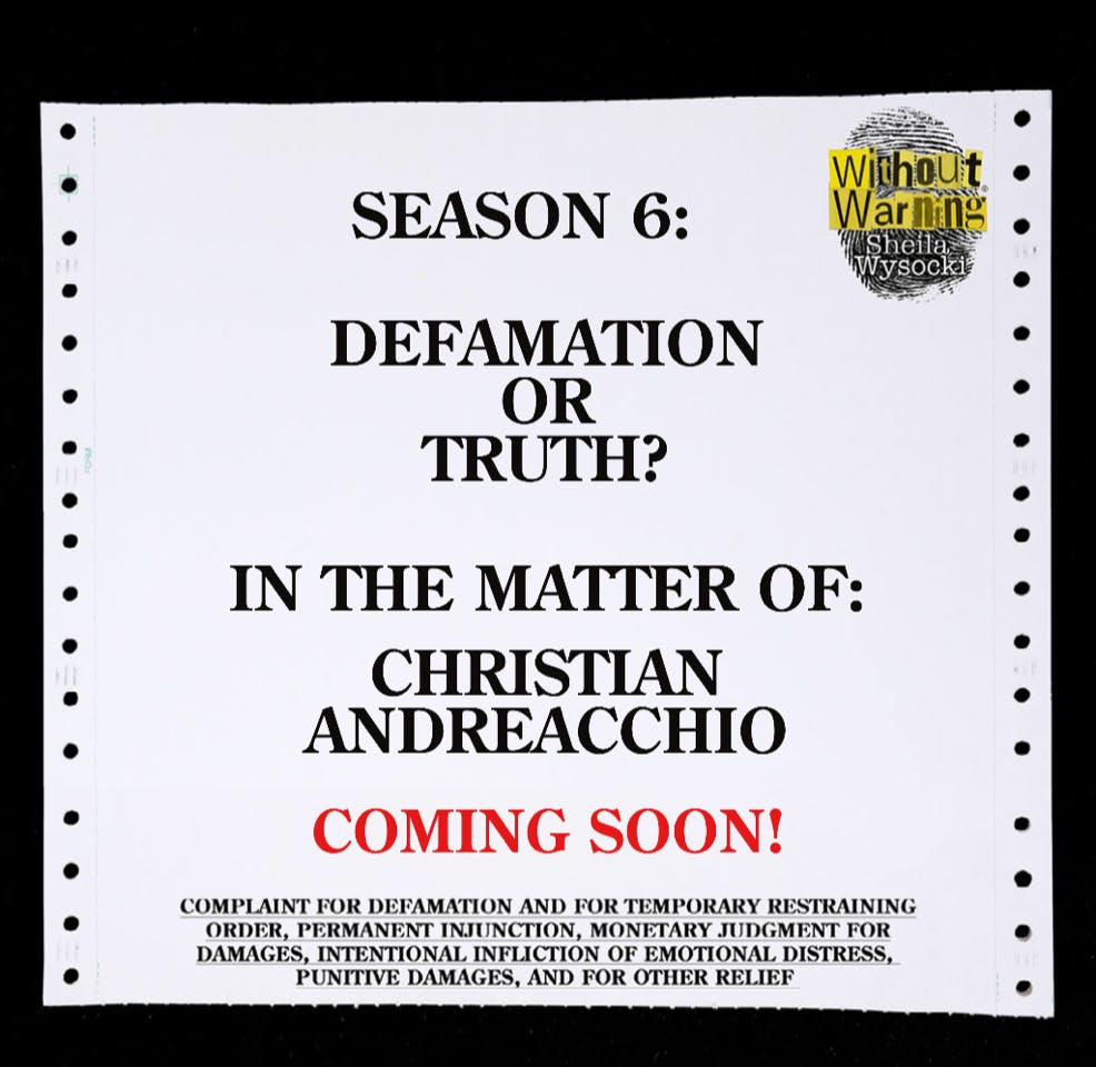 CHRISTIAN ANDREACCHIO CASE~Truth is the Ultimate Defense ~ Defamation or Truth? In the Matter of Christian Andreacchio