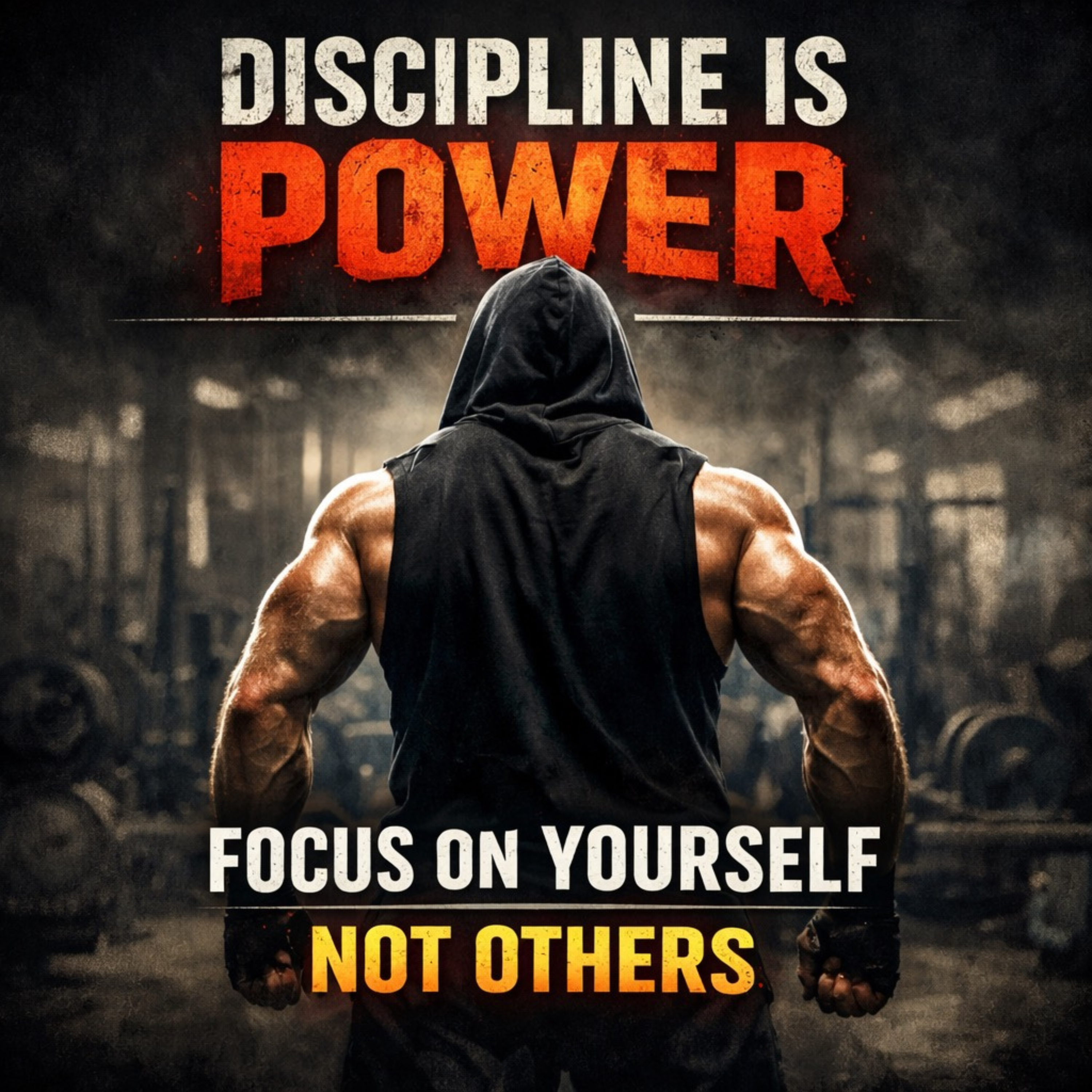 DISCIPLINE IS POWER   FOCUS ON YOURSELF NOT OTHERS  - Motivational Speech