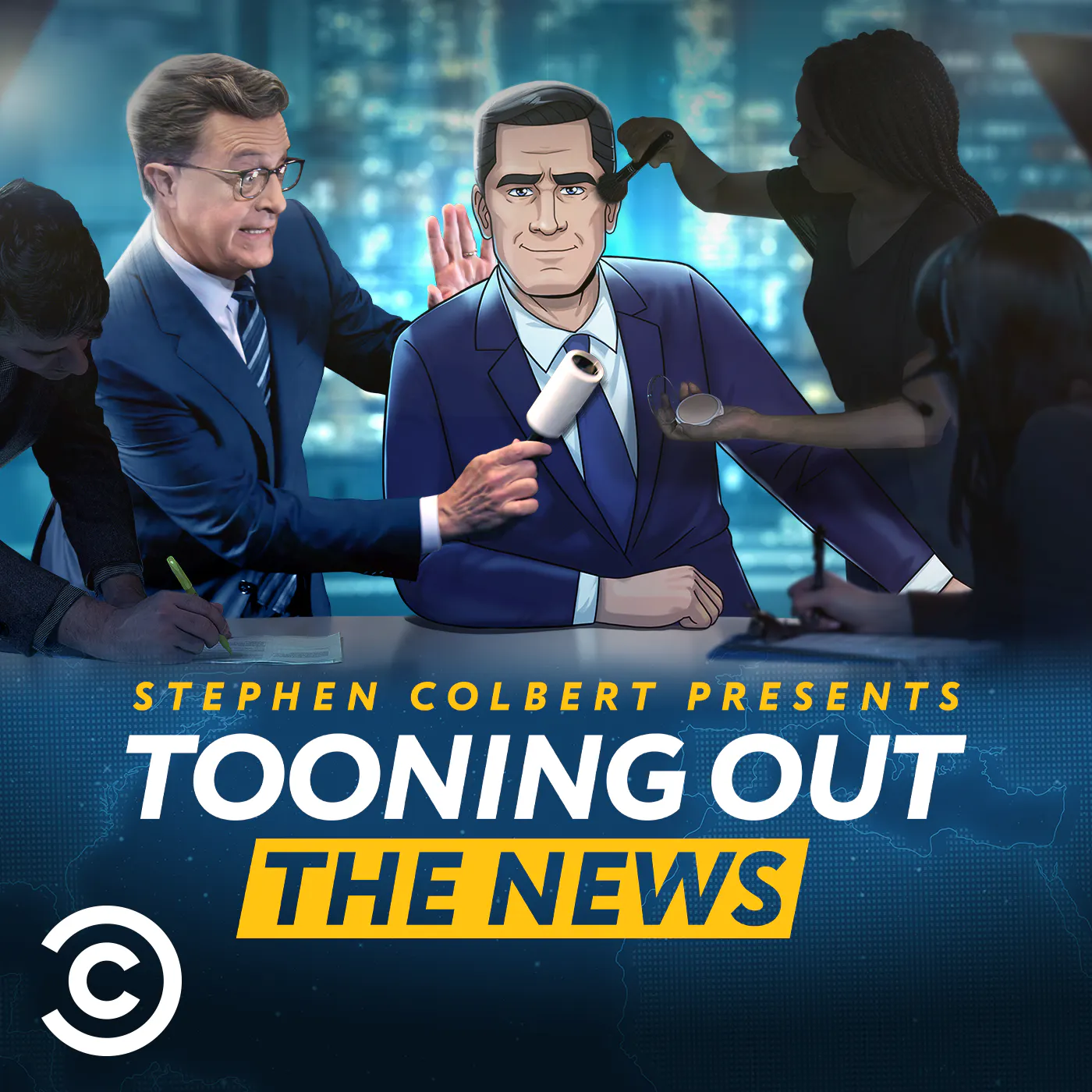 Stephen Colbert Presents Tooning Out The News: The Podcast cover