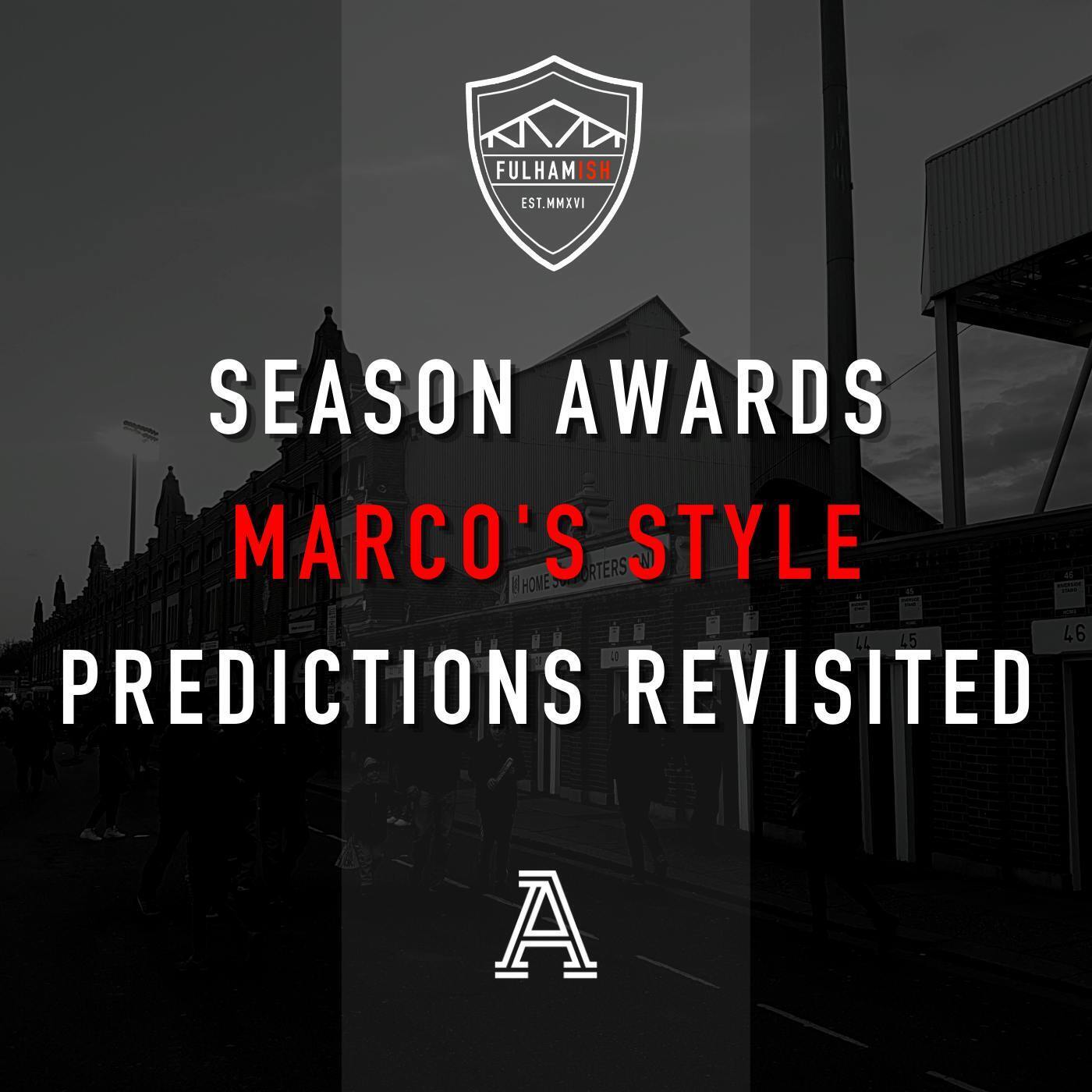 Season Awards, Marco's Style, Predictions Revisited episode artwork