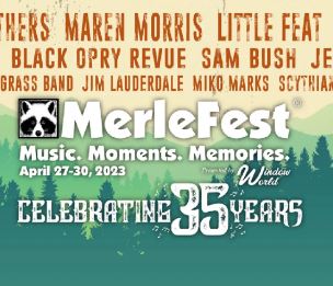 Lindsay Craven with Merlefest