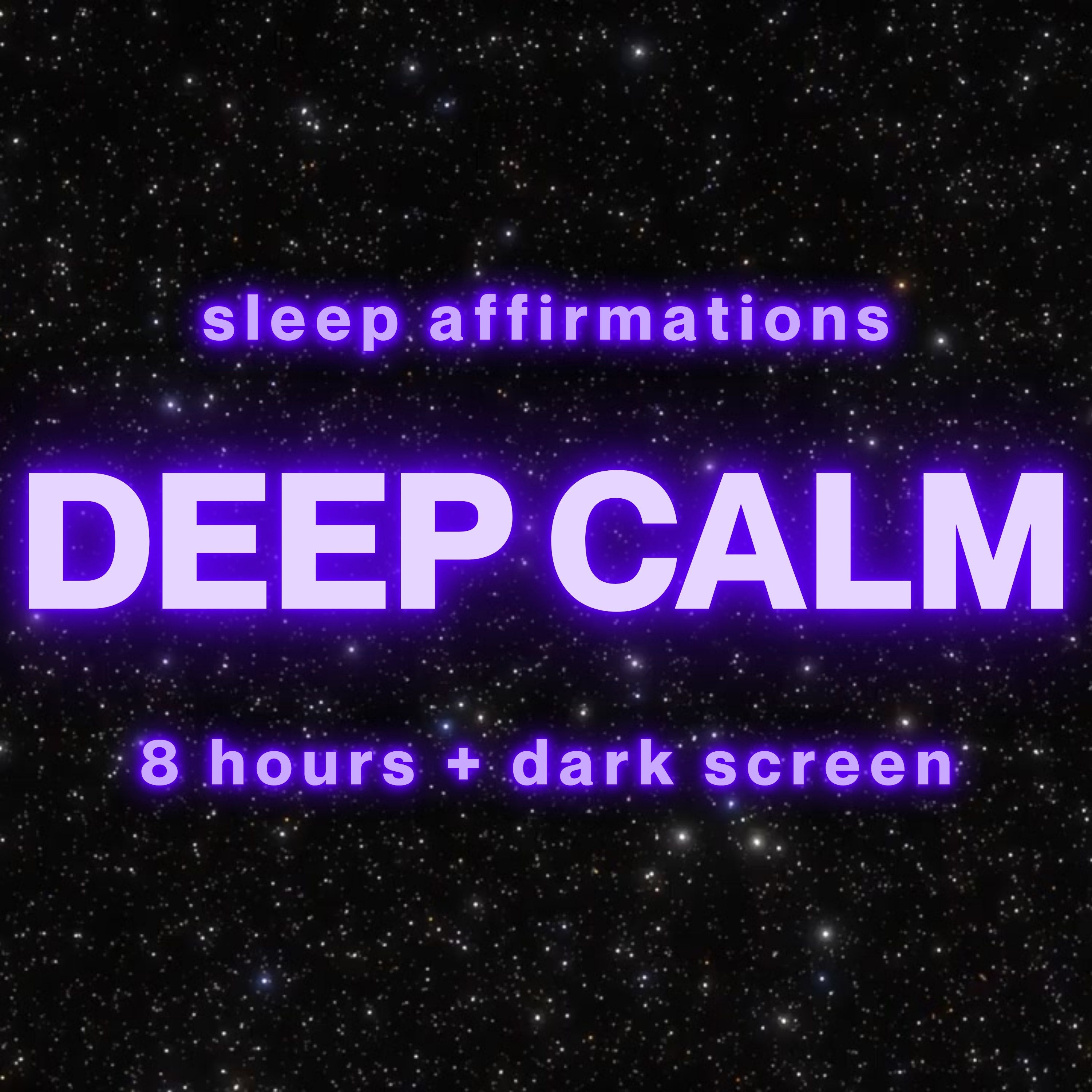 All Night Sleep Affirmations | Relieve Stress + Anxiety