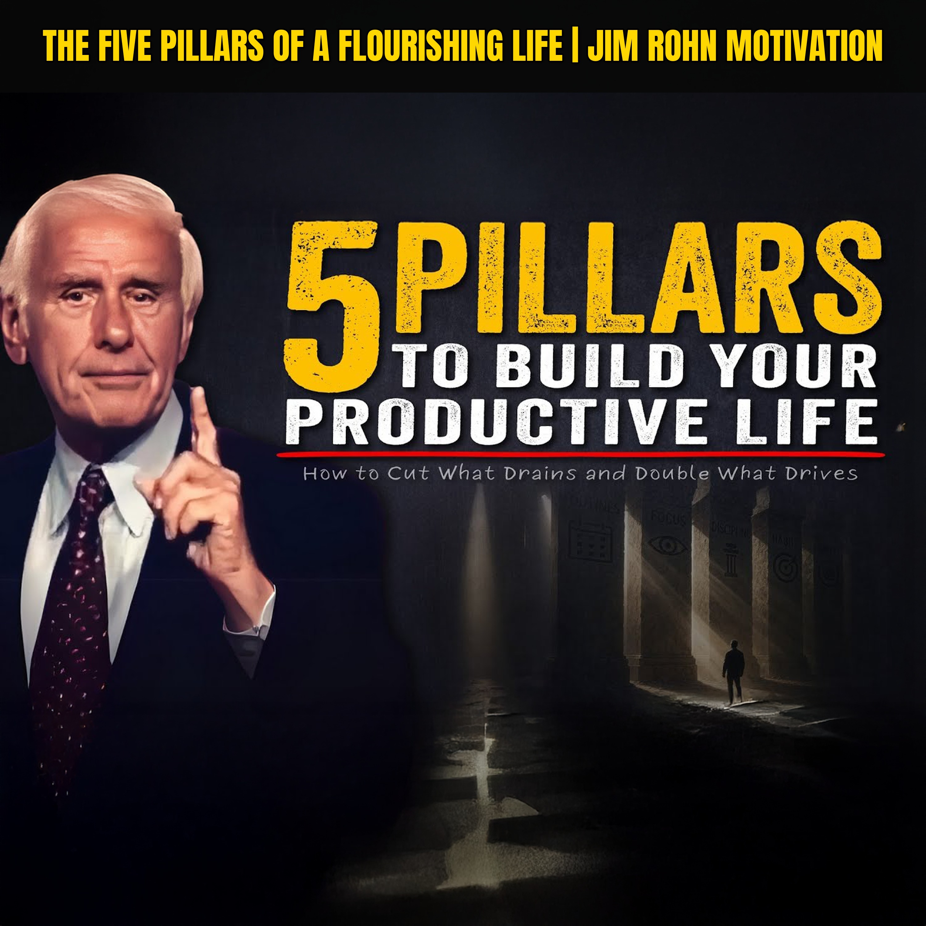 The Five Pillars of a Flourishing Life | Jim Rohn Motivation episode artwork