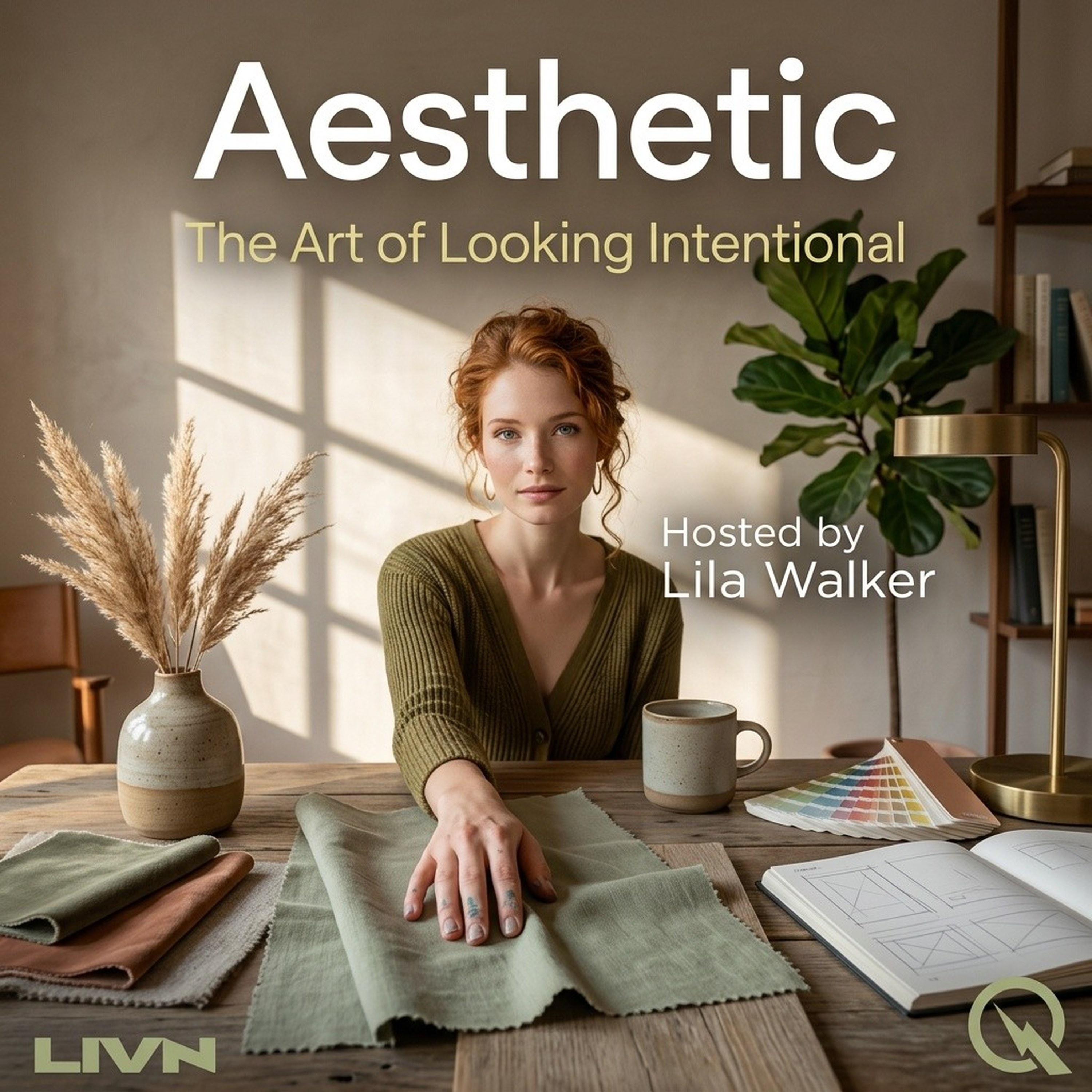 Aesthetic podcast artwork