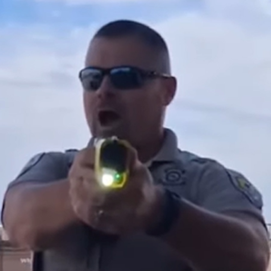Man Set On Fire After Being Tased
