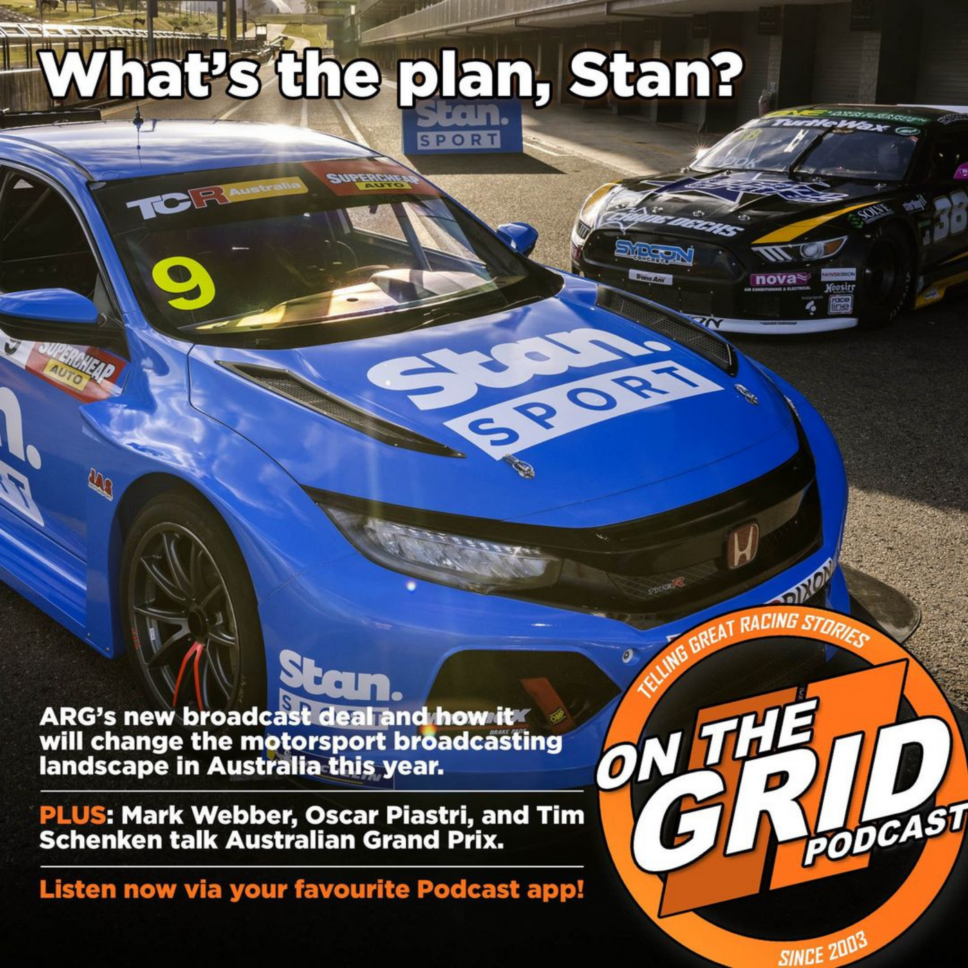 Mark Webber, Oscar Piastri and Tim Schenken are  guests On The Grid this week