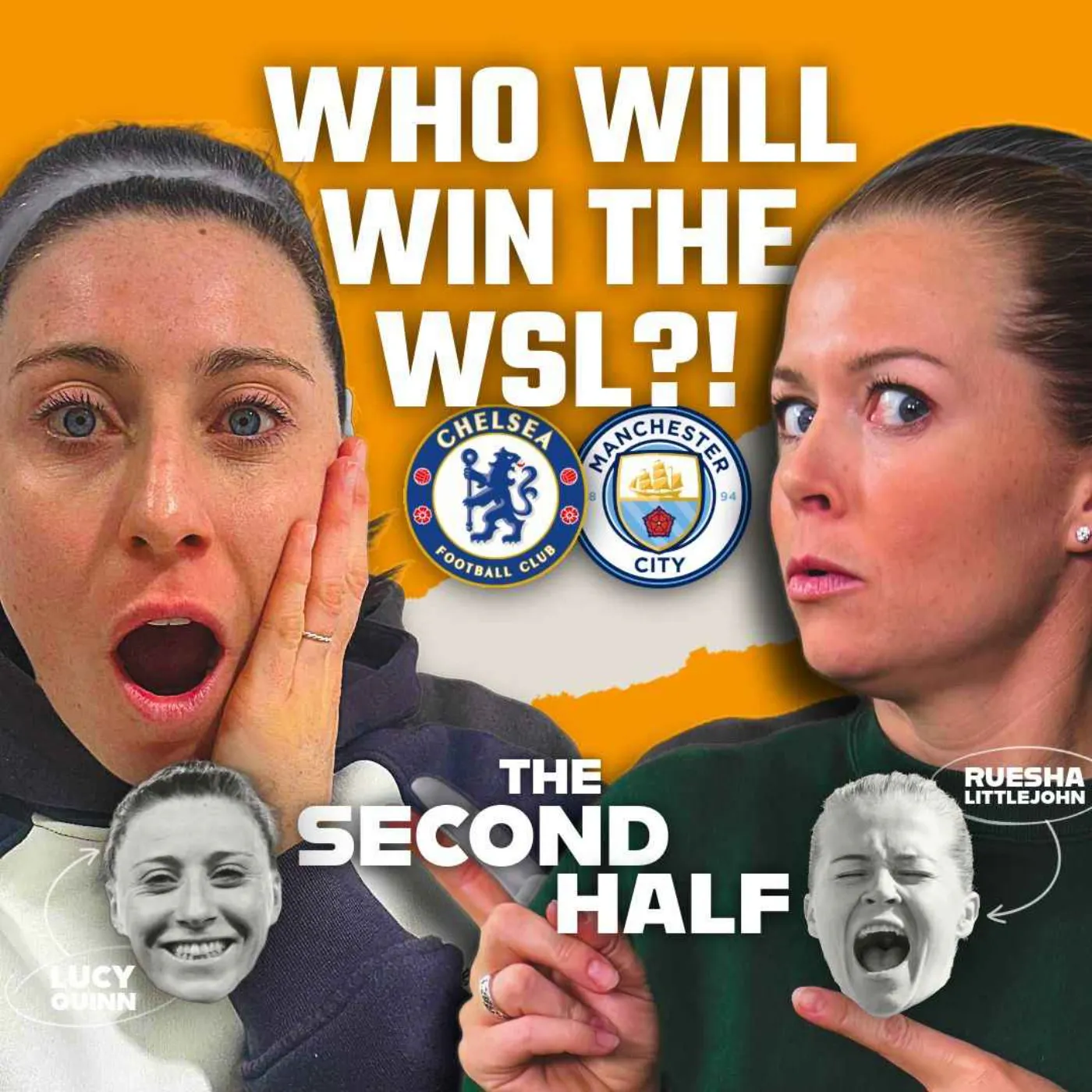 Ep 2: WSL Title Race: Man City or Chelsea? Lucy Reveals Retirement or Birmingham Exit | The Second Half Ep 2: WSL Title Race: Man City or Chelsea? Lucy Reveals Retirement or Birmingham Exit | The Second Half