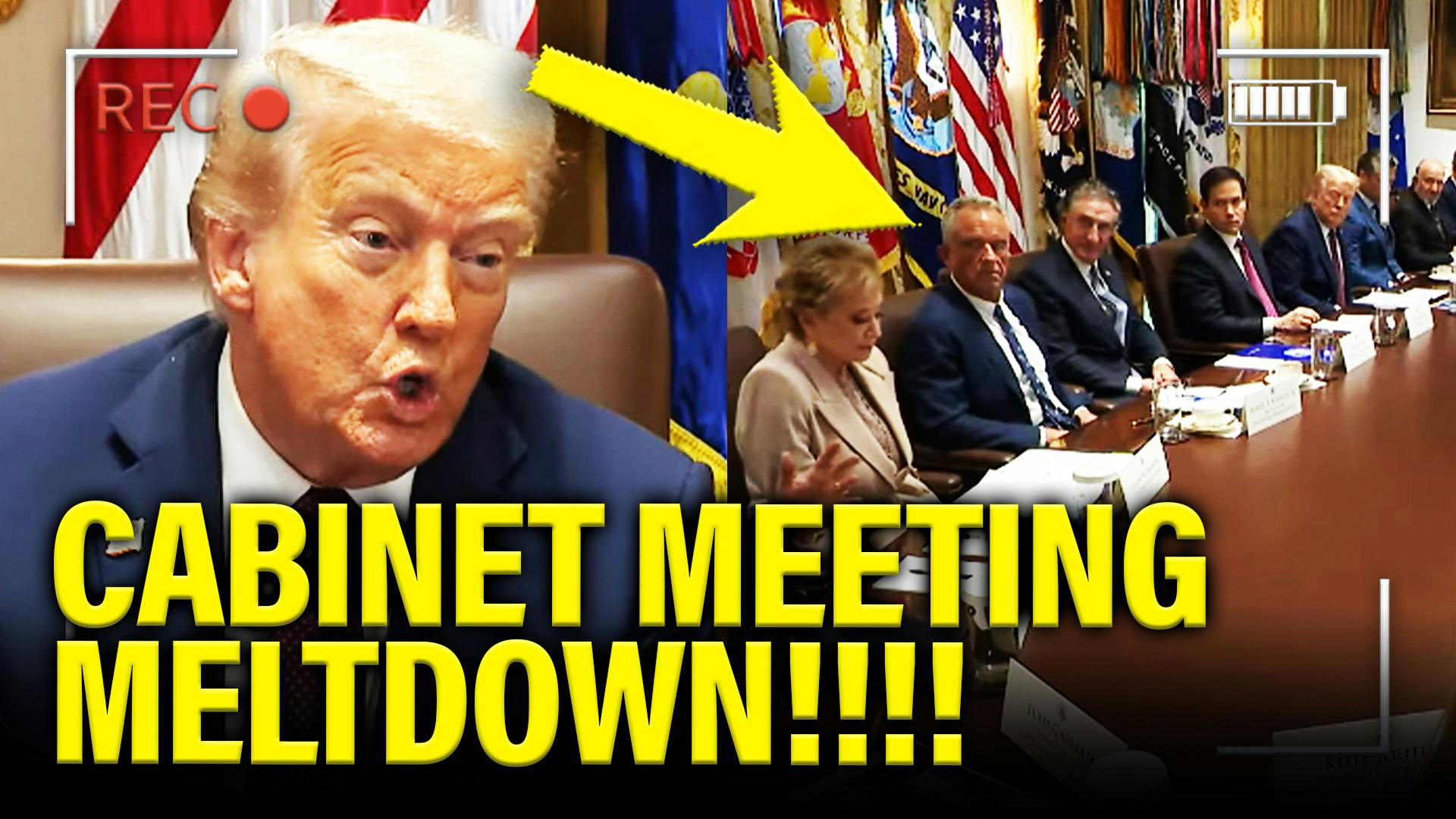 Trump Holds Disaster Cabinet Meeting on Live TV