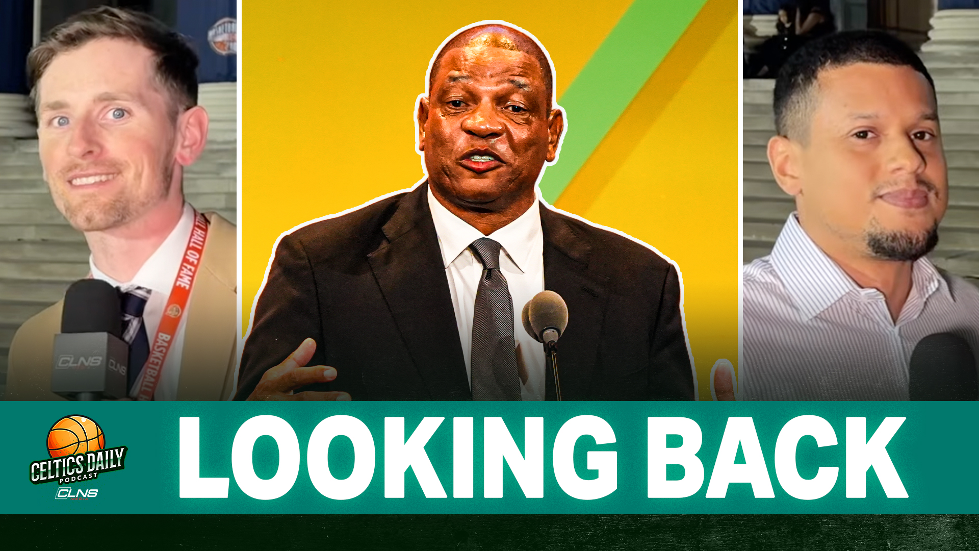 What's Your FAVORITE Doc Rivers Memory? | Celtics Daily at Hall of Fame episode artwork
