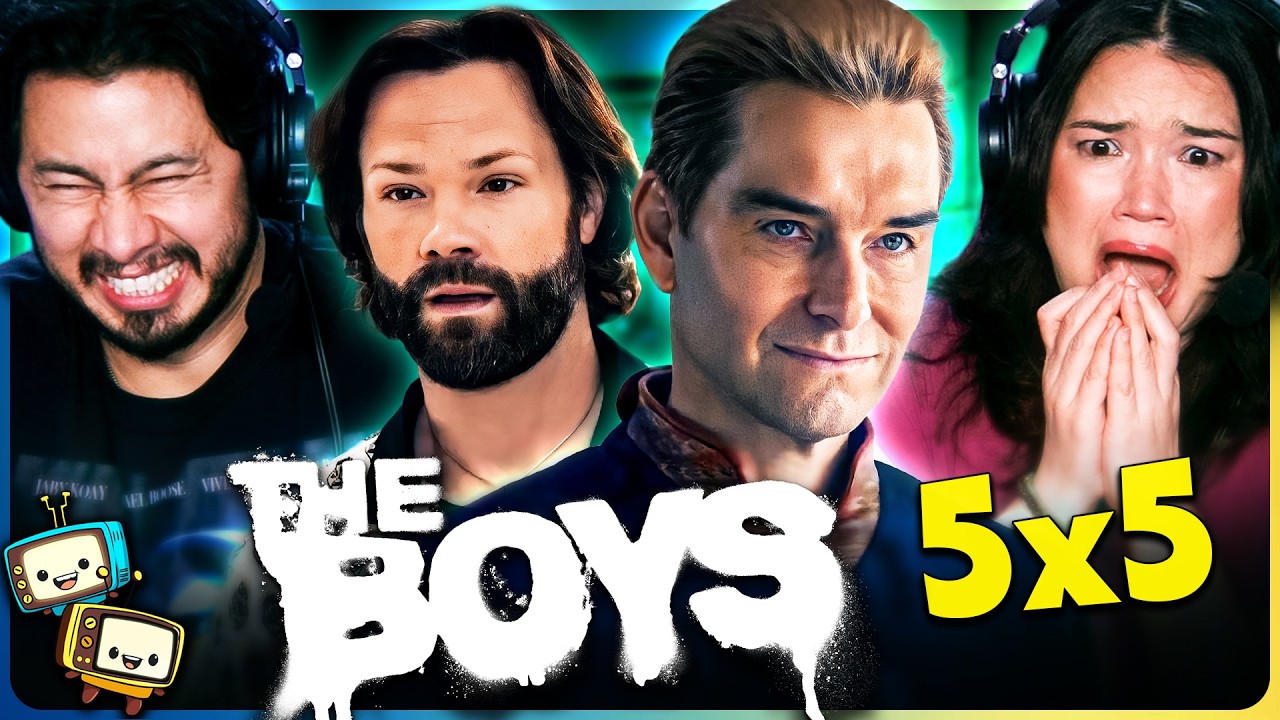 THE BOYS 5x5 REACTION! | Karl Urban, Jack Quaid, Antony Starr, Erin Moriarty | Amazon Prime episode artwork