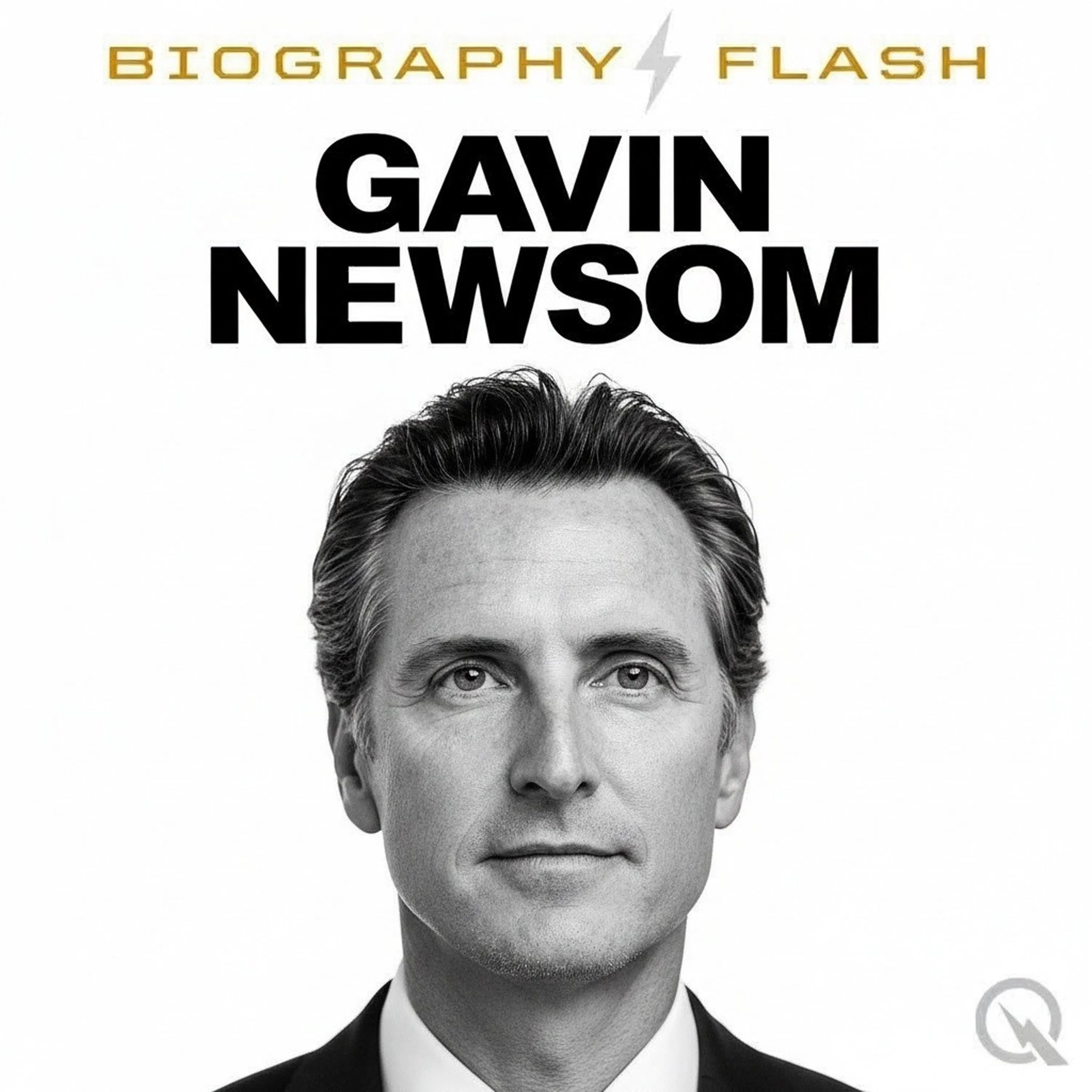 Gavin Newsom - Biography Flash podcast artwork