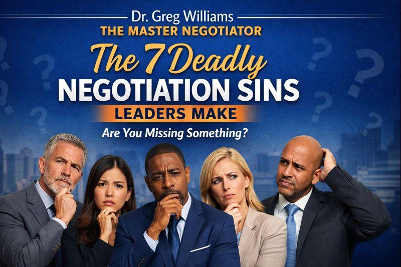 “7 Deadly Negotiation Sins Leaders Make: How to Overcome Them”