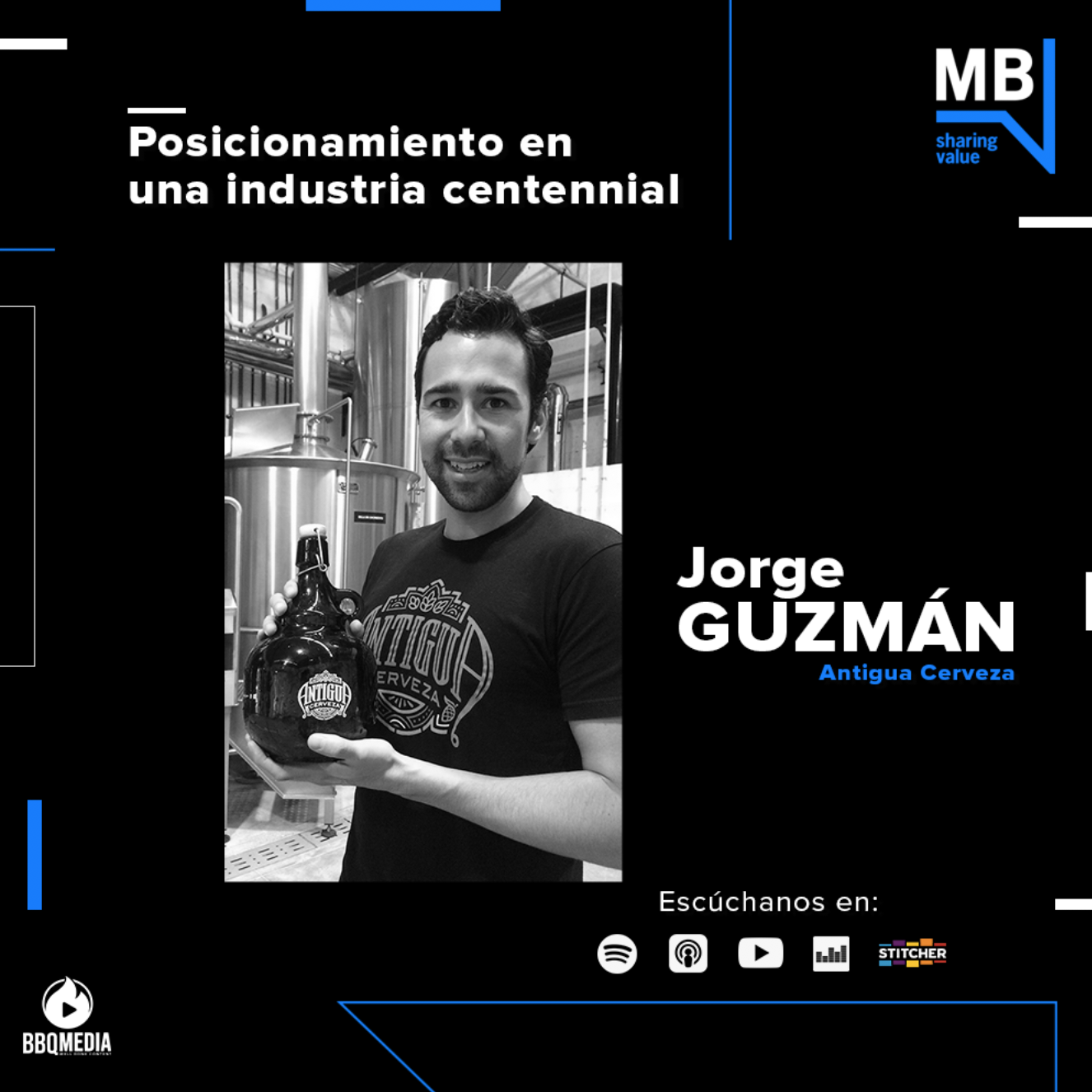 Radio Tuesday #98 - Posicionamiento en industria centenaria con Jorge Guzman de Antigua Cerveza - MBPodcast Show Radio Infinita episode artwork