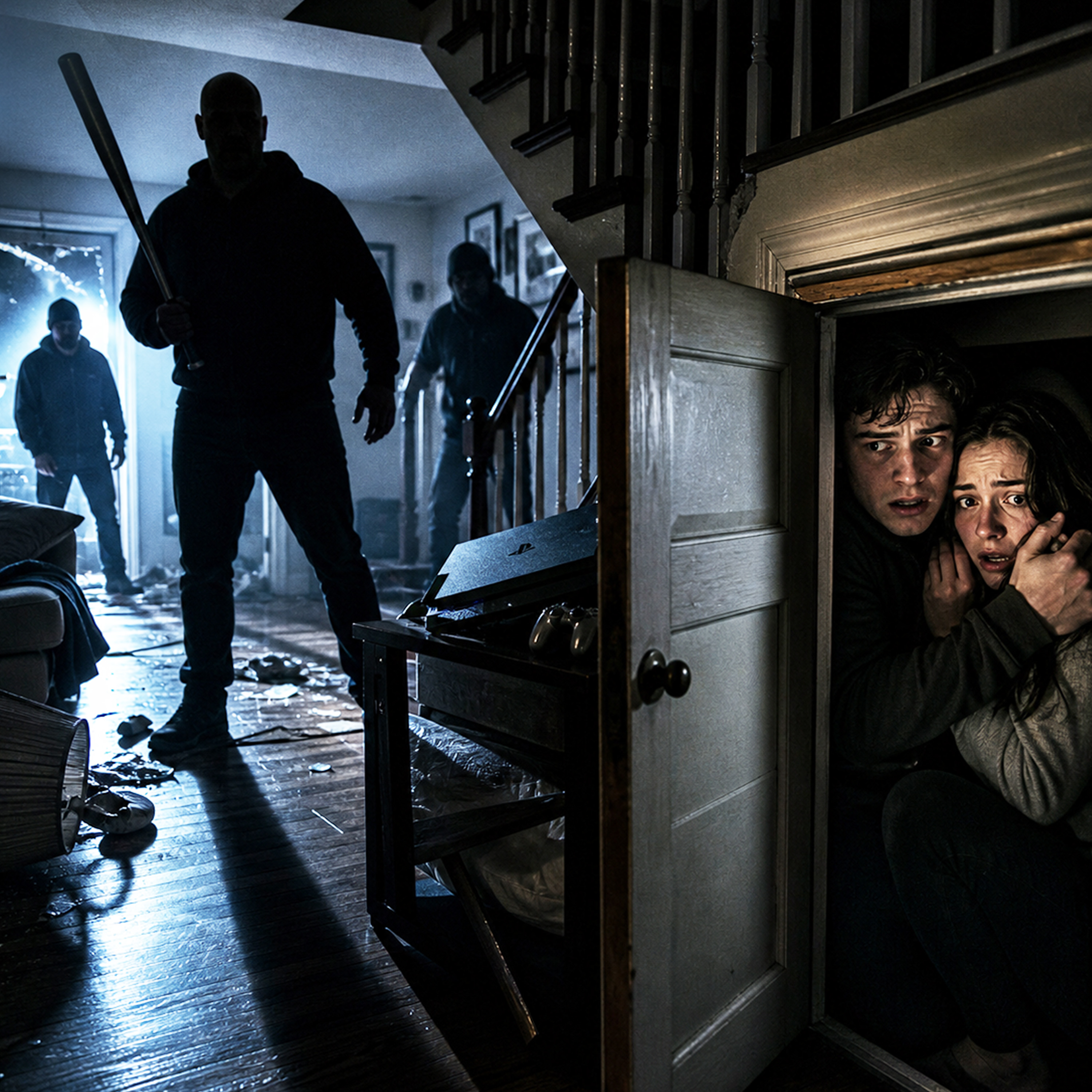 I Thought We'd Be Safe Under the Stairs... I Was Wrong