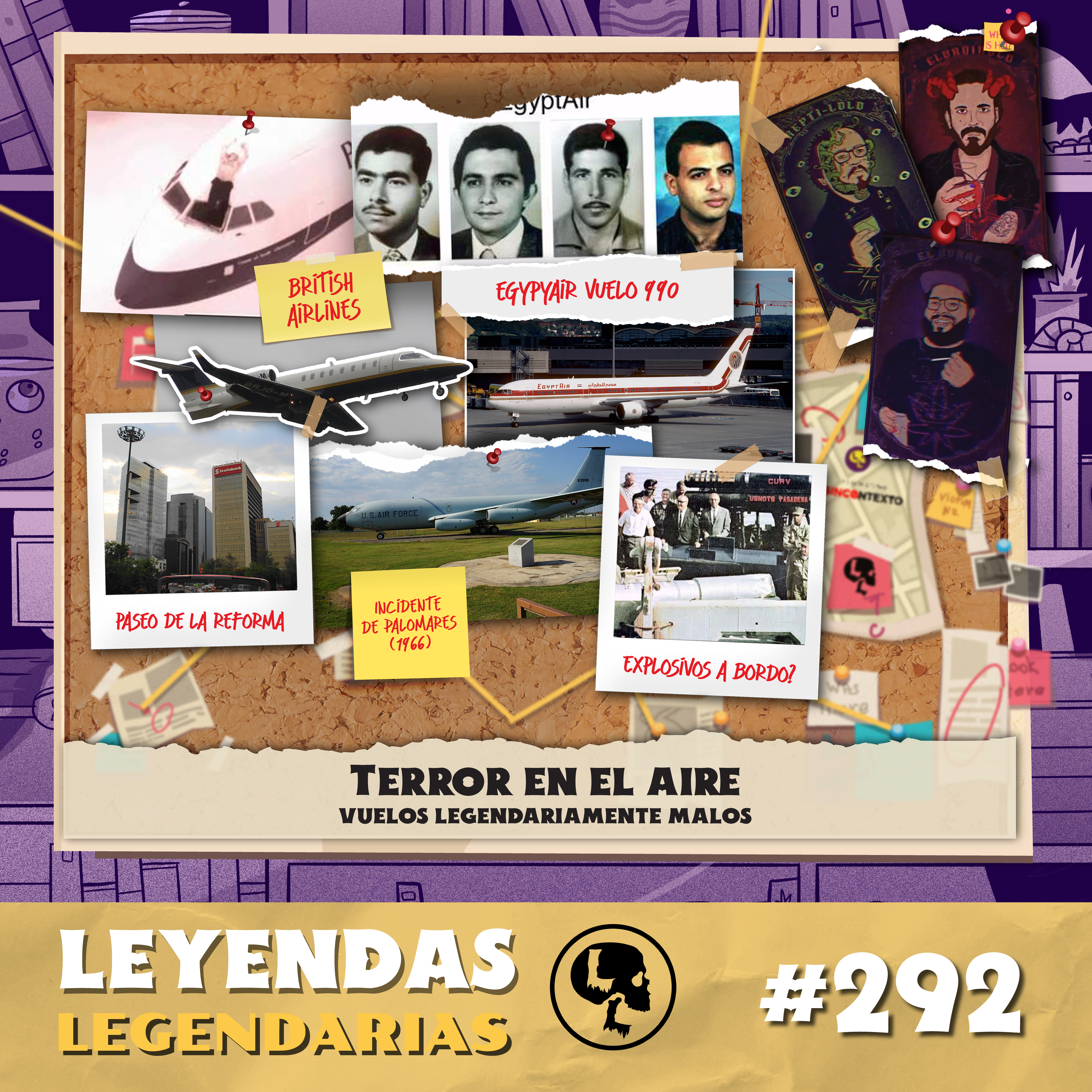 Terror En El Aire: Vuelos Legendariamente Malos | Leyendas Legendarias Ep 292 episode artwork