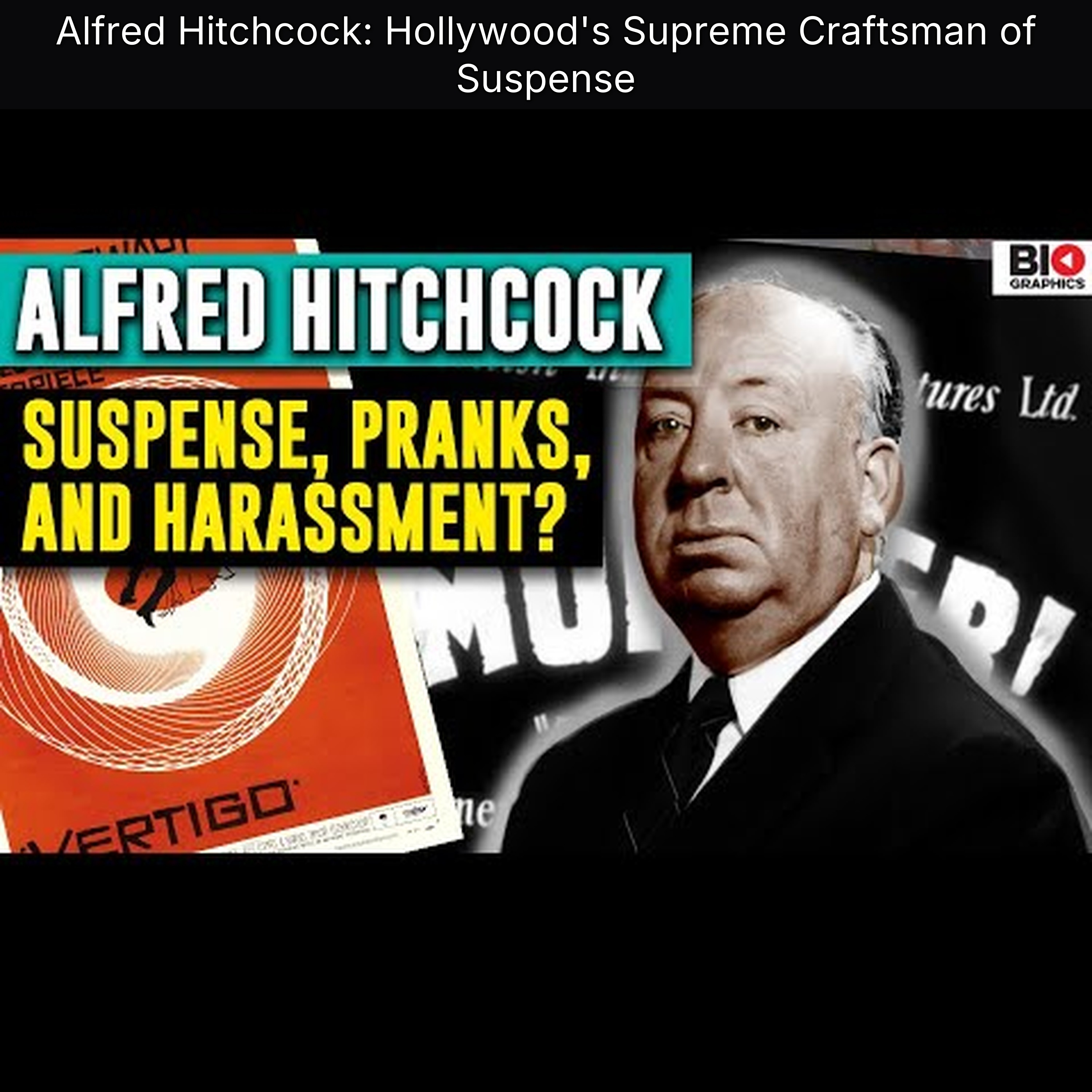 Alfred Hitchcock: Hollywood's Supreme Craftsman of Suspense