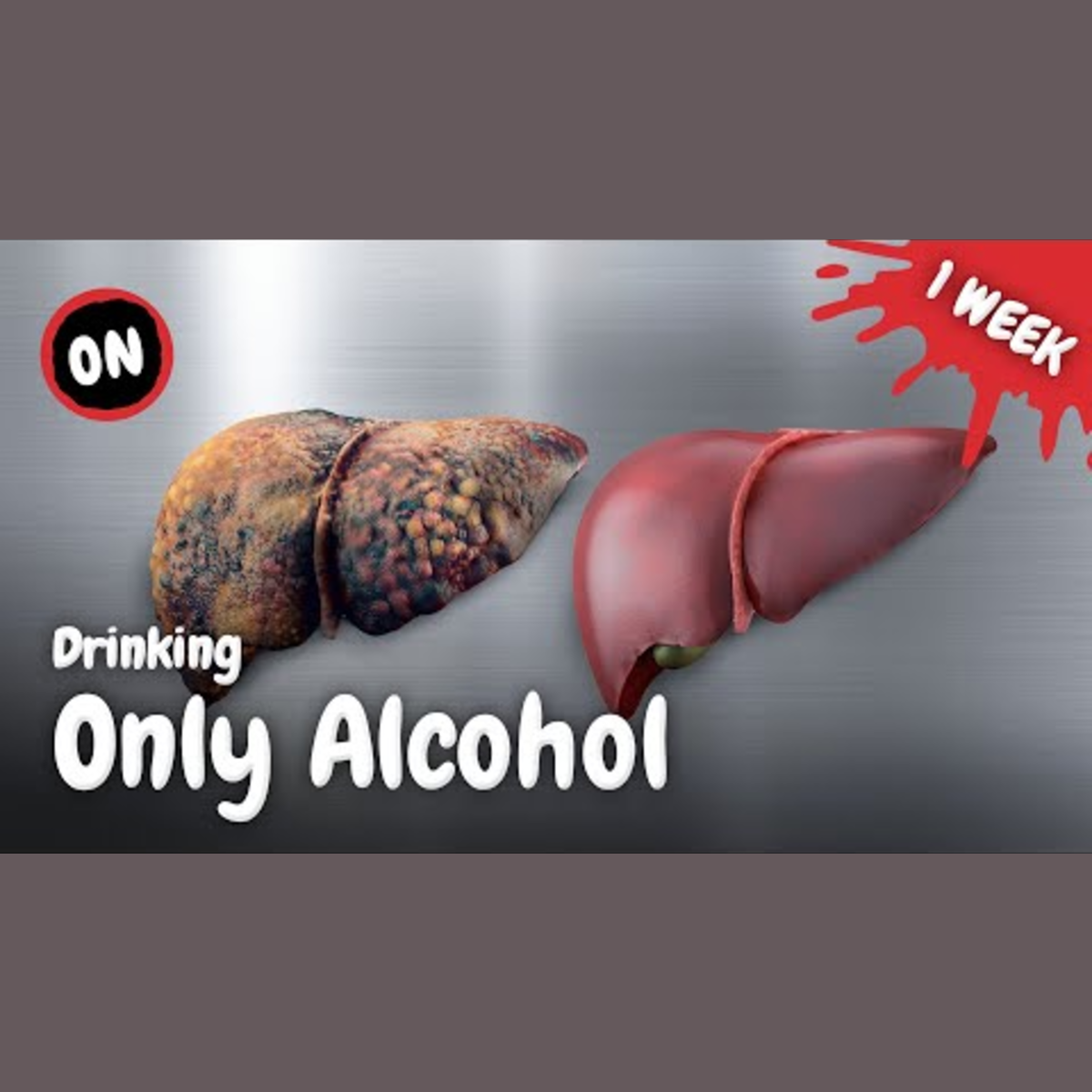 Impact of Drinking Only Alcohol for a Week episode artwork
