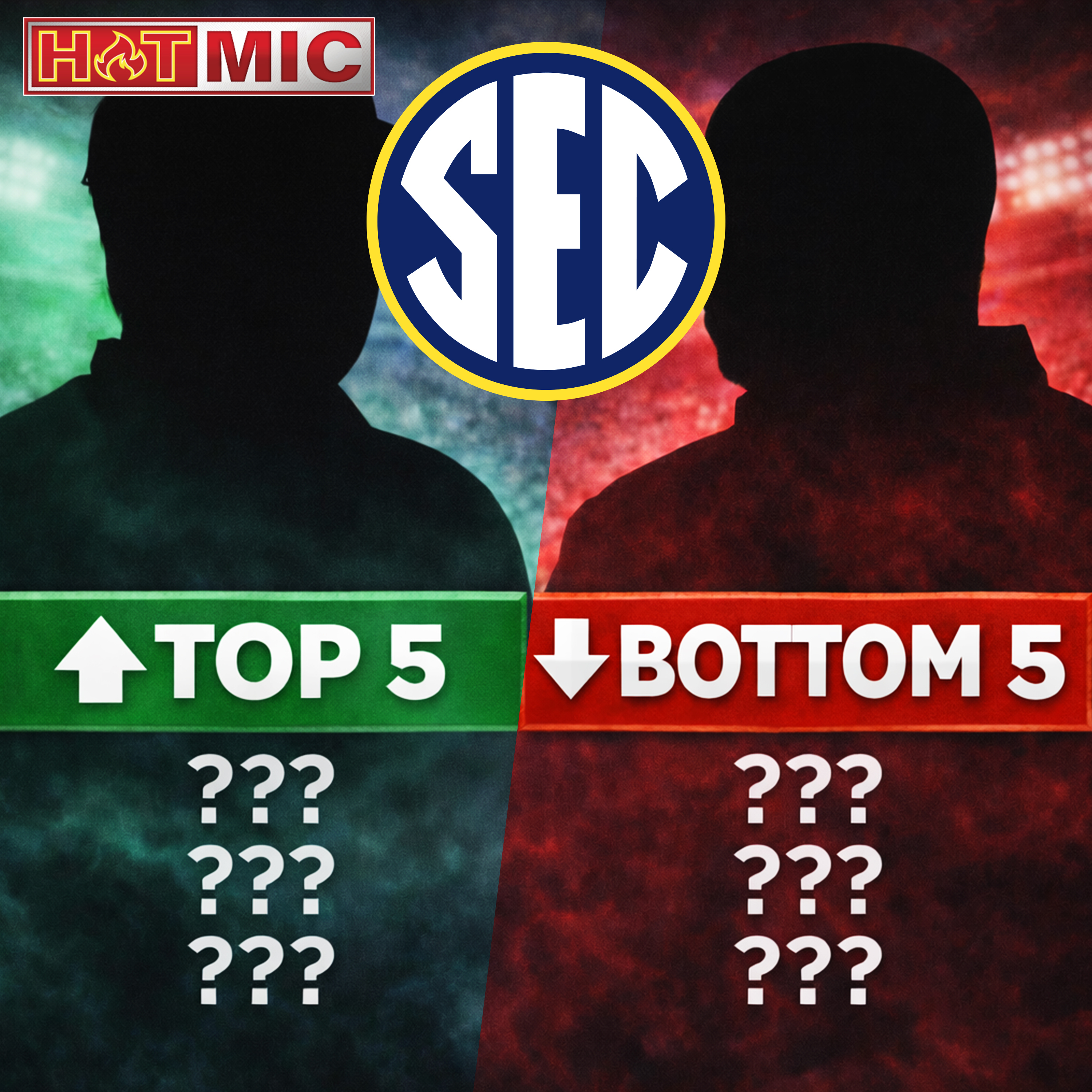 Top 5 Bottom 5 SEC Coaches For 2026 | episode artwork