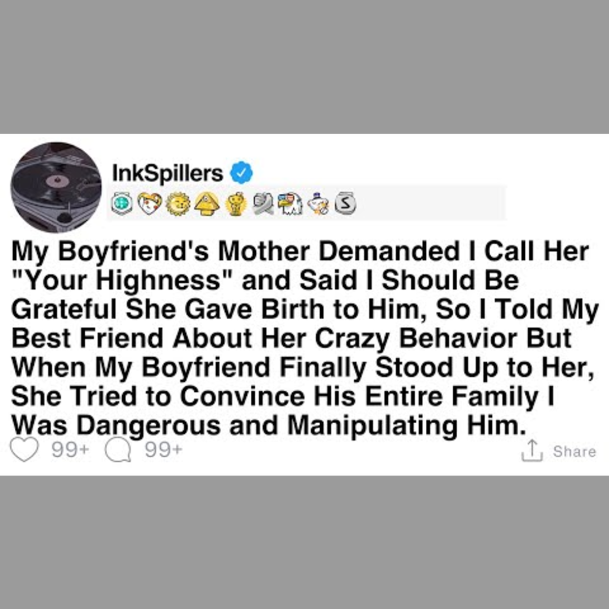 Boyfriend's Mother Insisted on Being Called 'Your Highness'