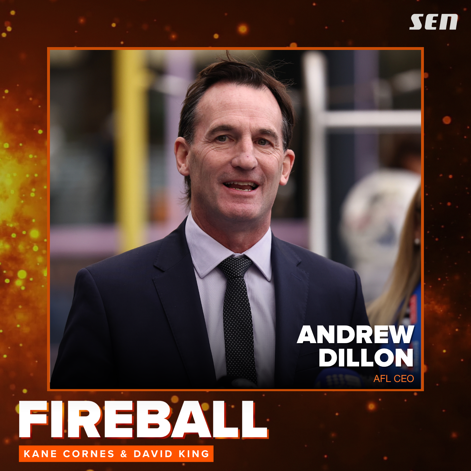 AFL CEO Andrew Dillon in the studio (26.06.26) episode artwork