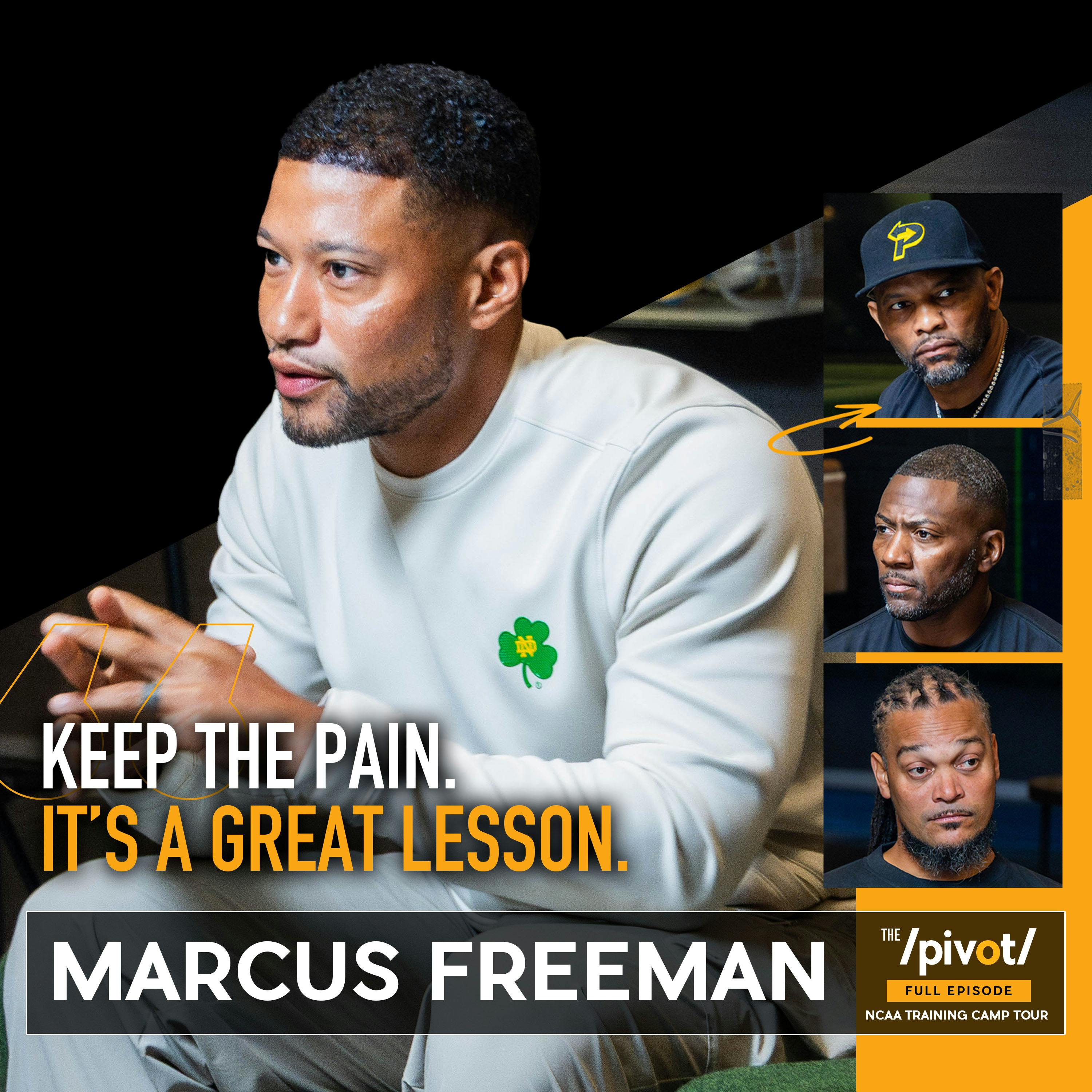 Marcus Freeman, Head Football Coach of Notre Dame reflects on 2024 National Championship run, lessons in pain, future of the Fighting Irish, what he sees in Jeremiyah Love, key roster additions, NFL pedigree and 2025 mission