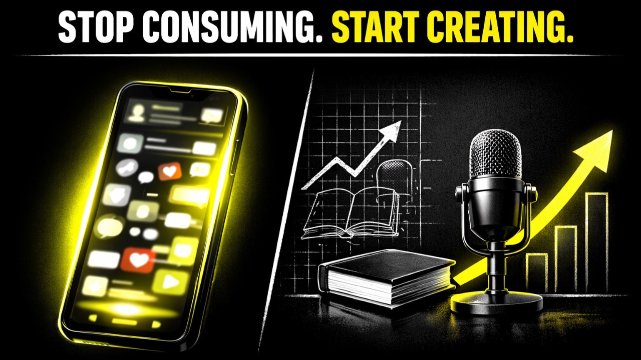 Stop Consuming, Start Creating: The Mindset Shift You Need episode artwork