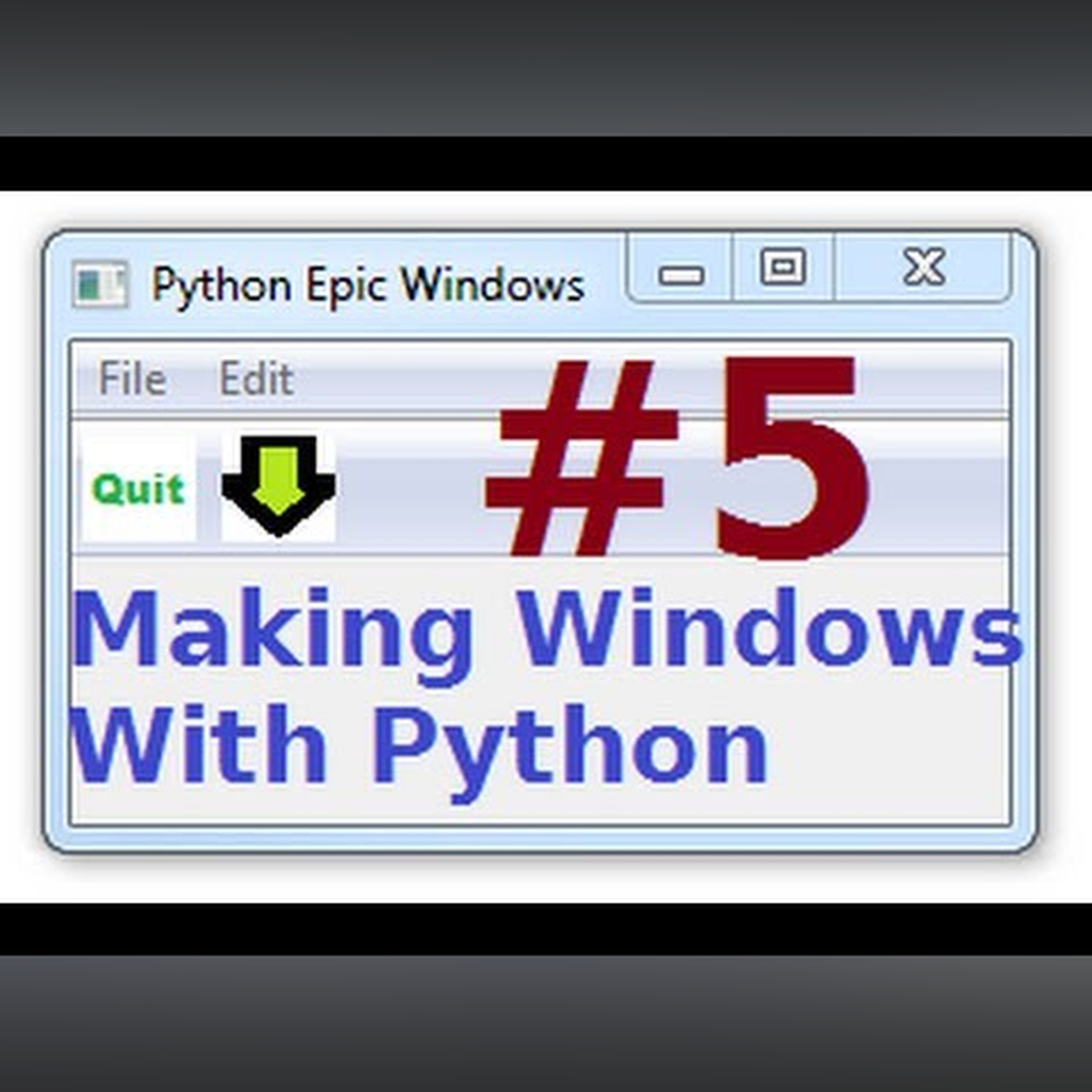 wxPython Programming Tutorial 5: User Input Saved To Variables episode artwork