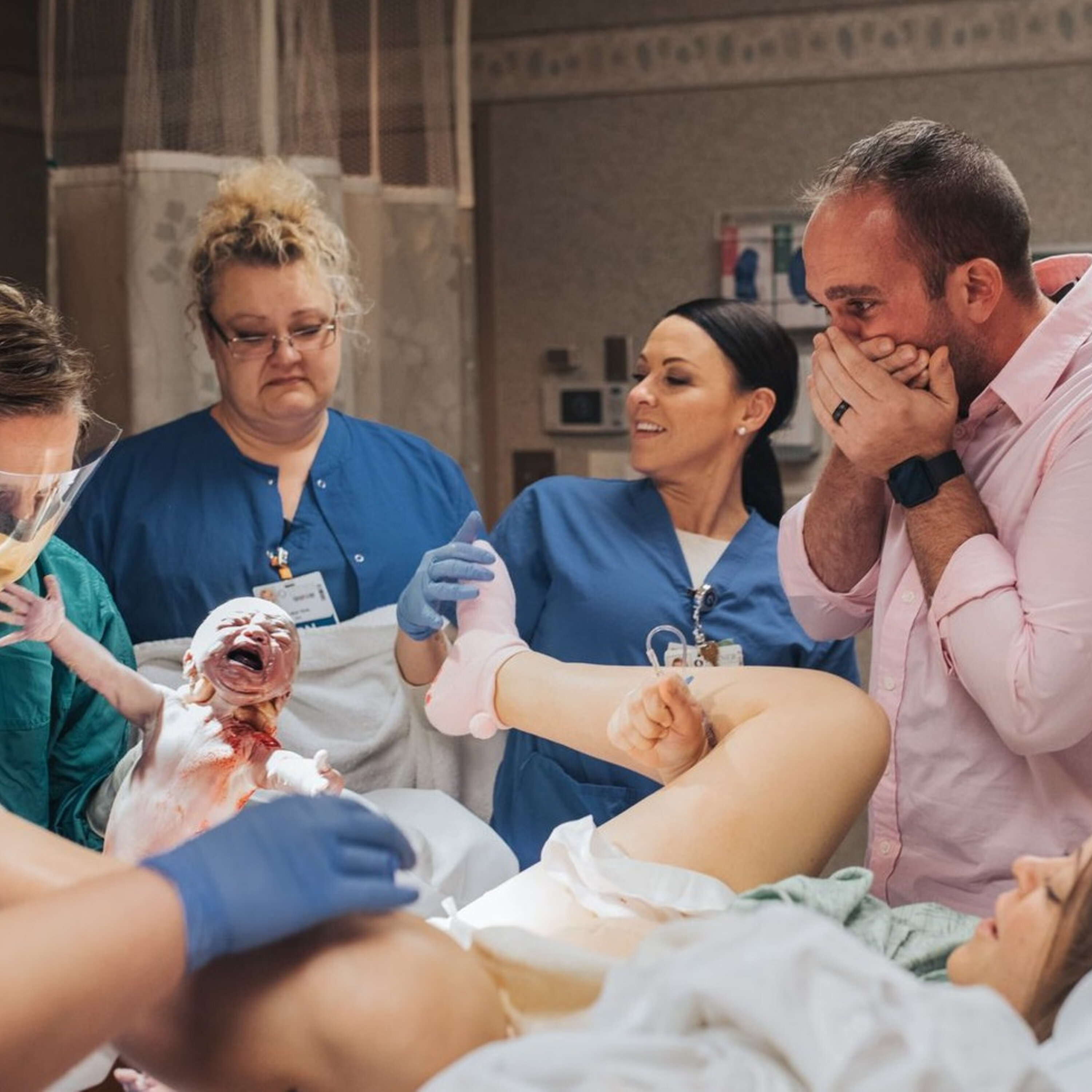 Wife Kicks Husband Out Of The Delivery Room