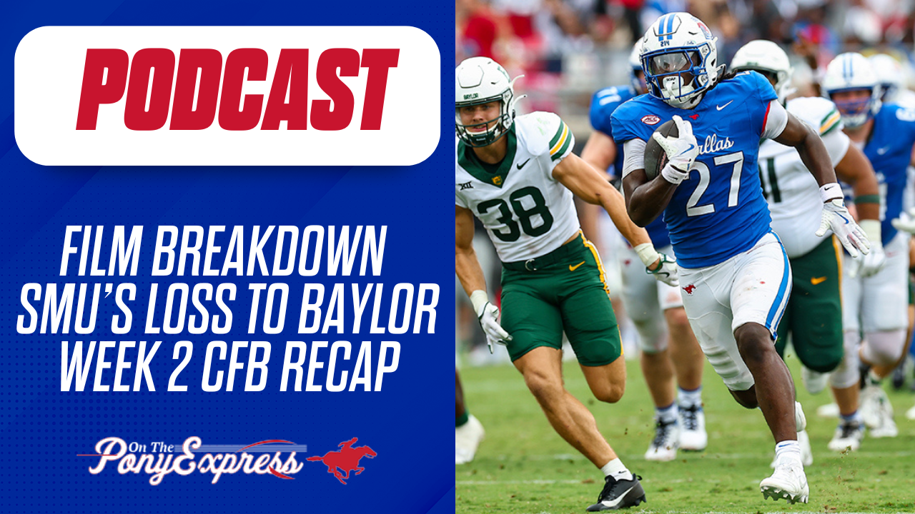 ON THE PONY EXPRESS: SMU-Baylor game recap, reaction with Billy Embody, Hayden Howerton episode artwork