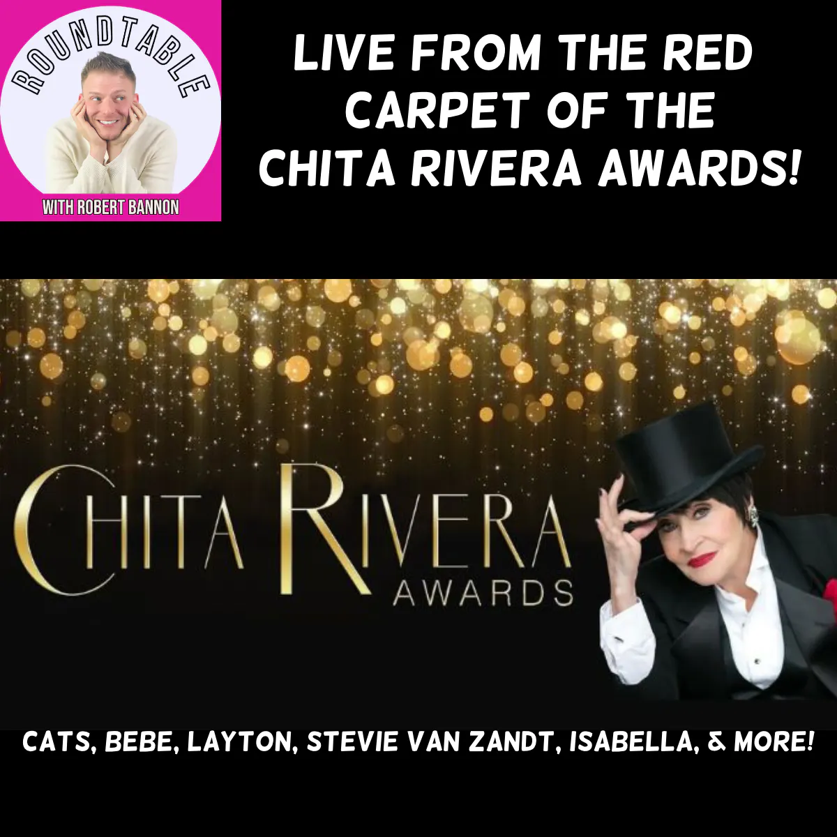 THE ROUNDTABLE HITS THE CHITA RIVERA AWARDS RED CARPET! episode artwork