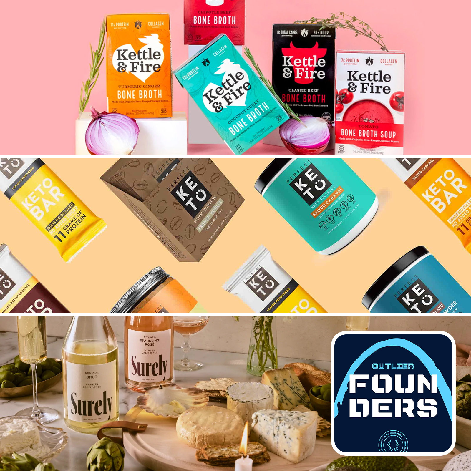 144 Kettle & Fire, Perfect Keto, and Surely Wine: Spotting Trends and  Building D2C Brands to Own Them | Justin Mares, Serial Entrepreneur |  Outlier Academy
