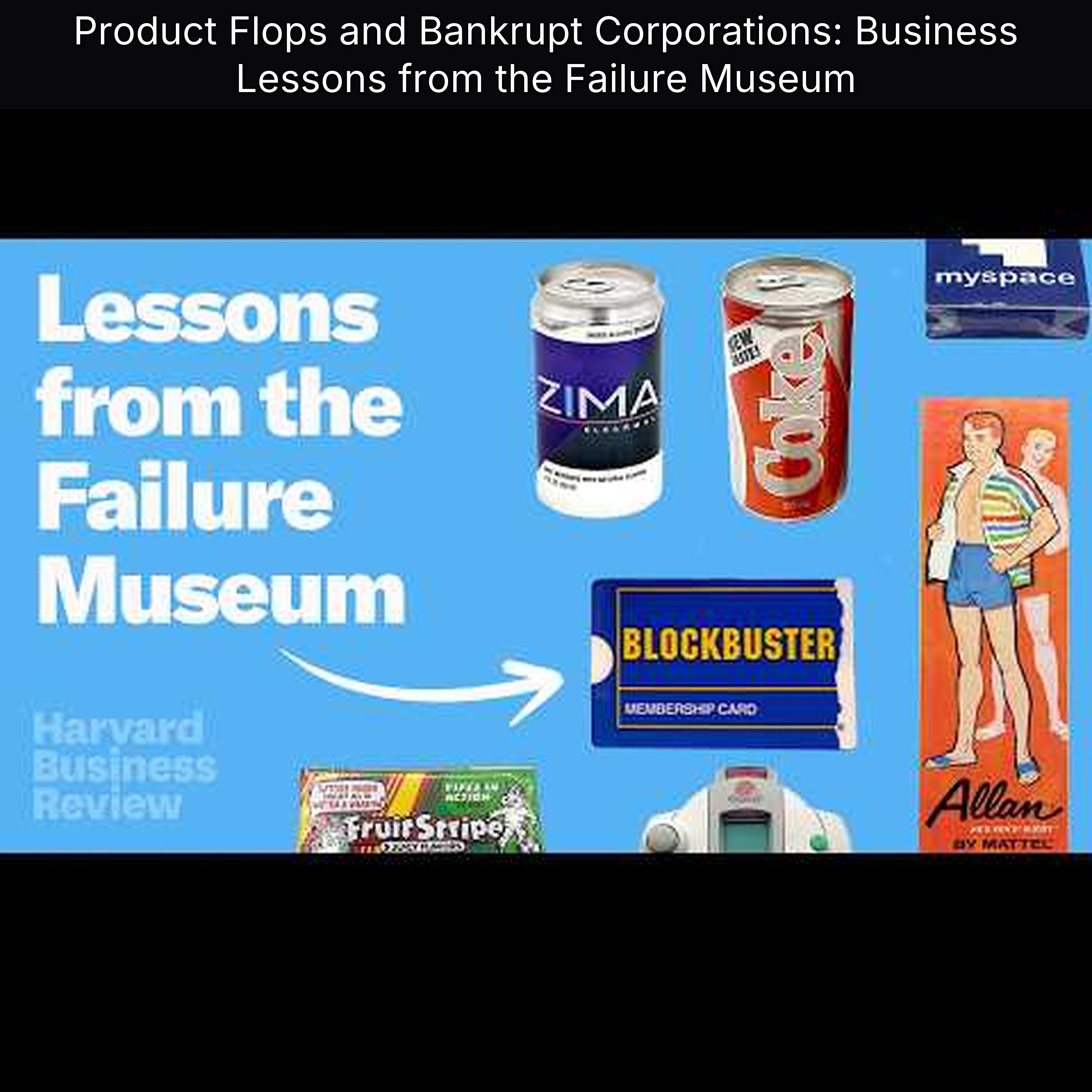 Product Flops and Bankrupt Corporations: Business Lessons from the Failure Museum