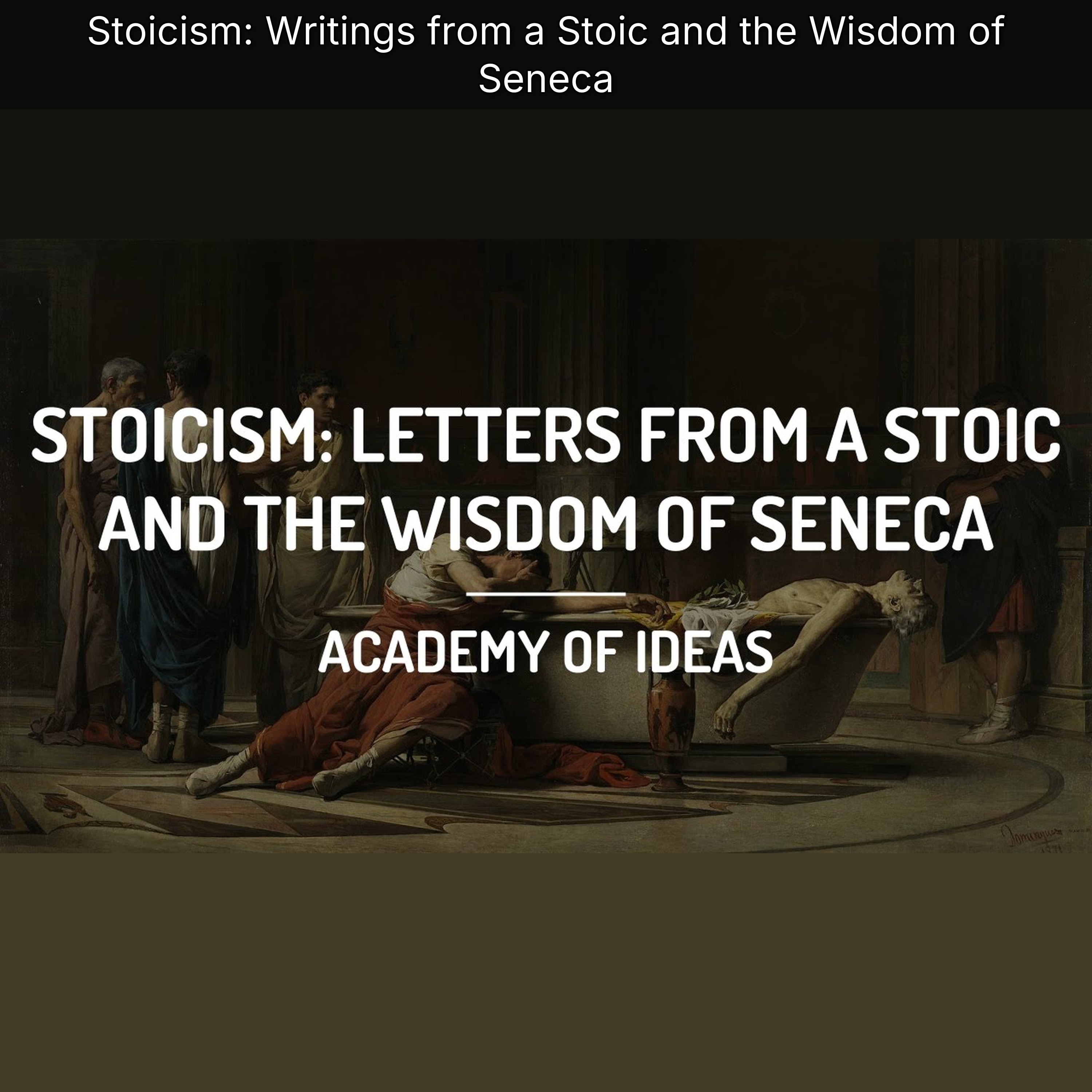 Stoicism: Writings from a Stoic and the Wisdom of Seneca episode artwork