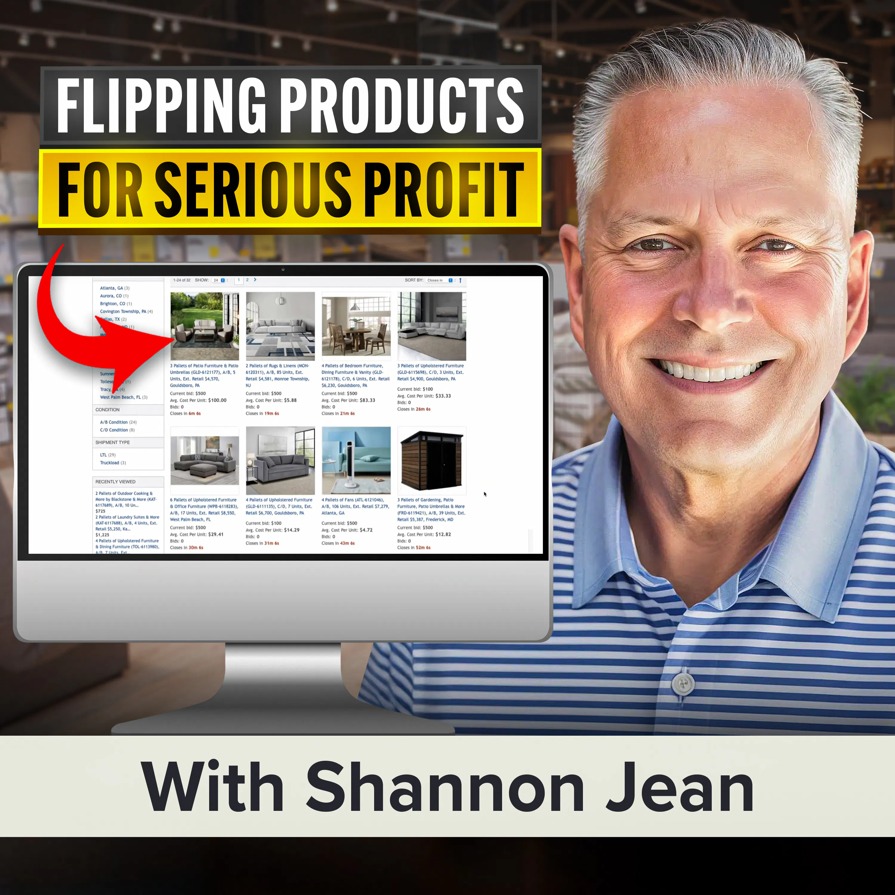 Flip Products for Profit (Live Examples!): Resell on Fb Marketplace and More | Shannon Jean (MU Classic) episode artwork