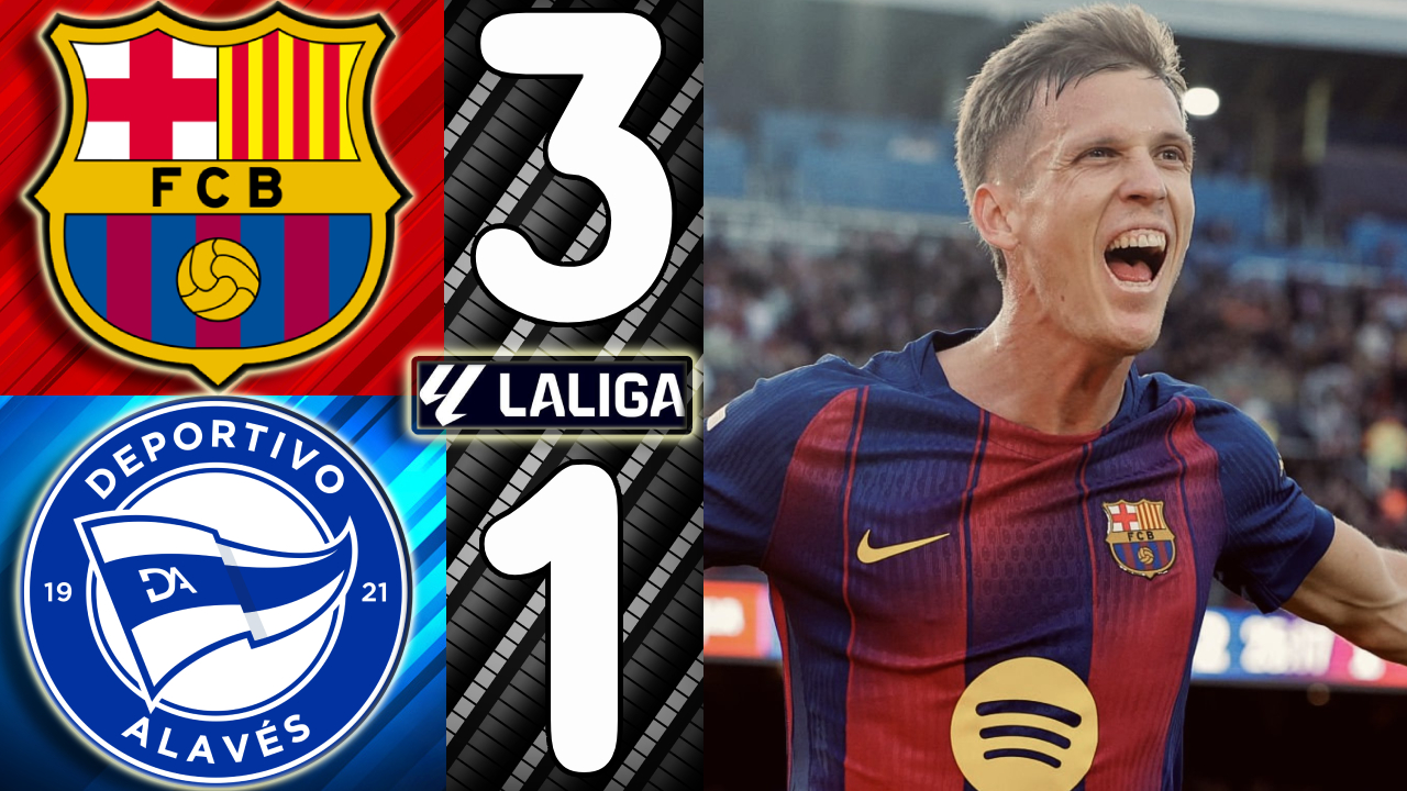 🎥 Barcelona vs. Deportivo Alaves [3-1] - Match Review (La Liga 2024/2025) episode artwork