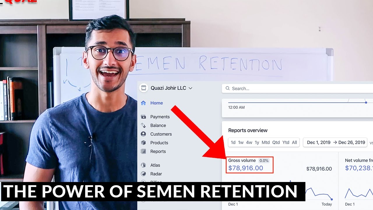 Semen Retention: How I manifested my first $95k month in my business (Warning: not for everyone) | Quazi Johir