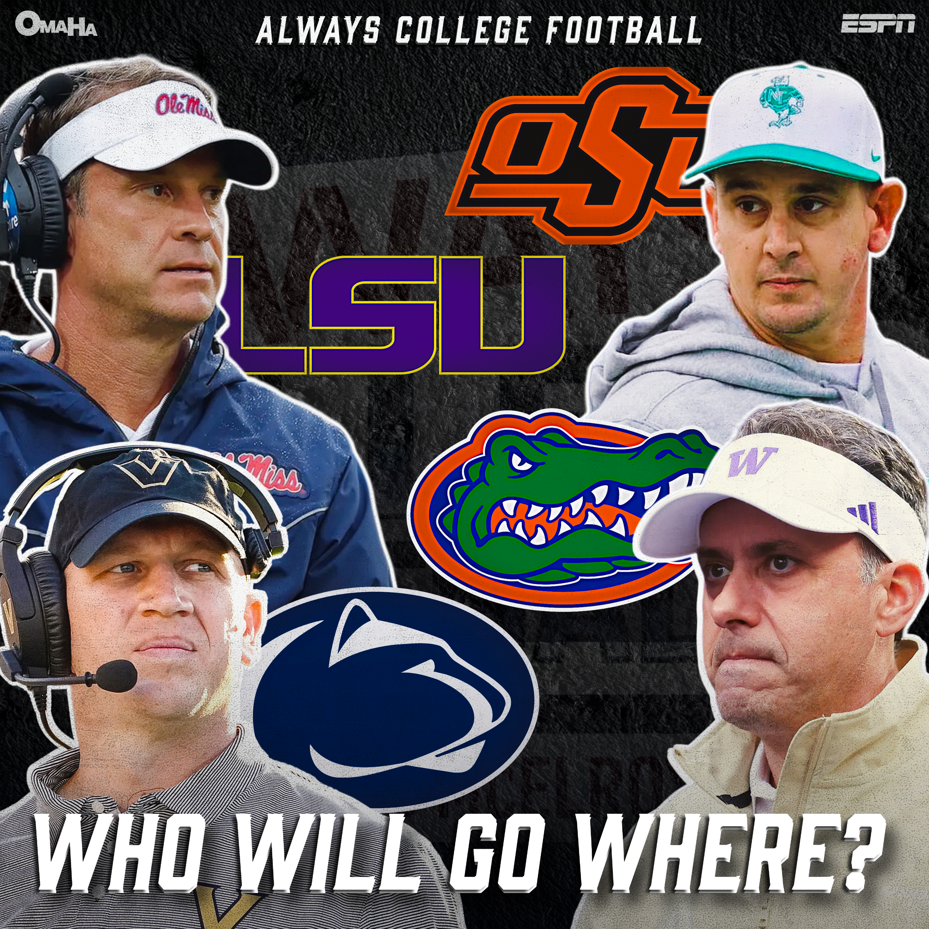 Always College Football: Where Lane Kiffin will end up & more coaching updates