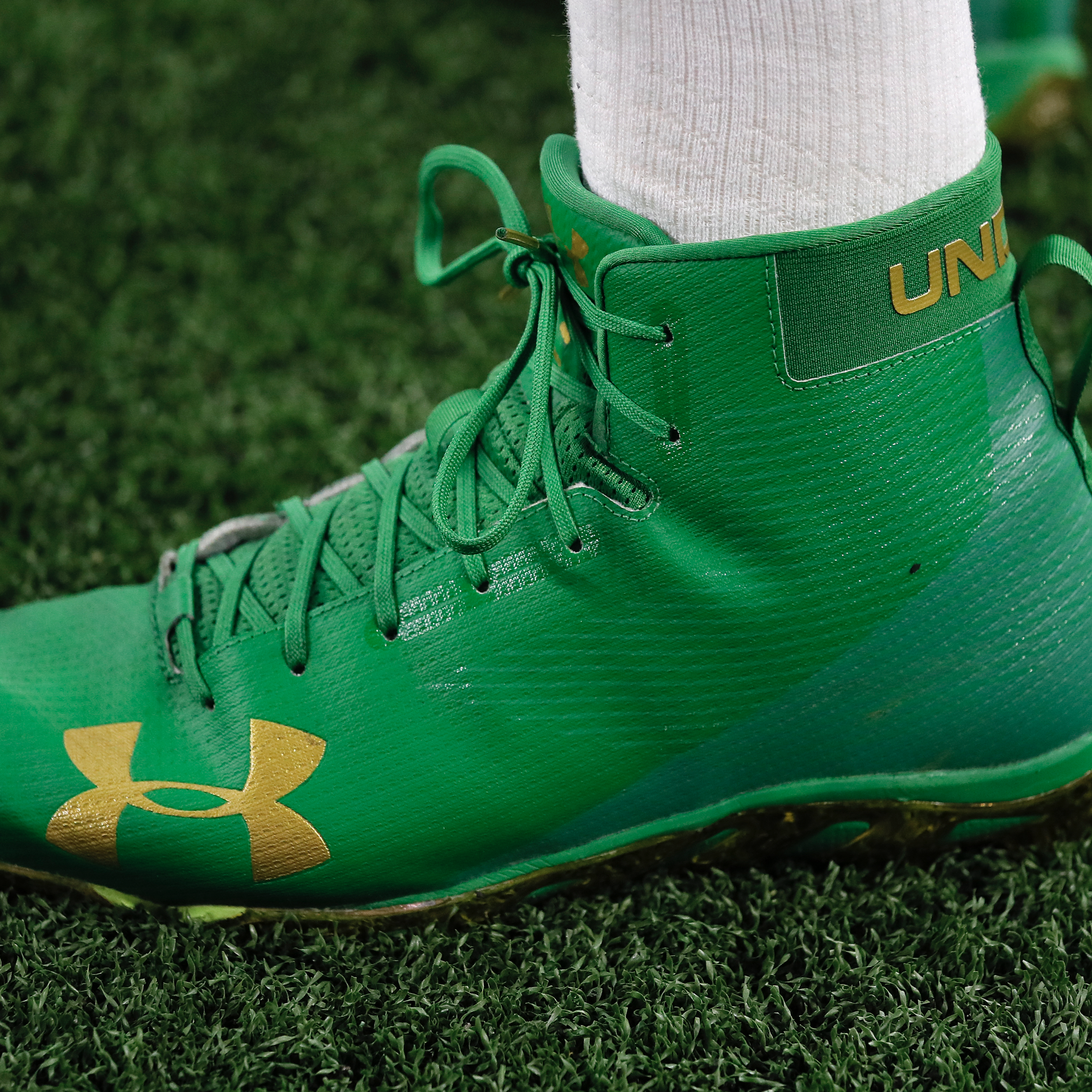 Under Armour VS Nike and Notre Dame's actual Gug problem episode artwork