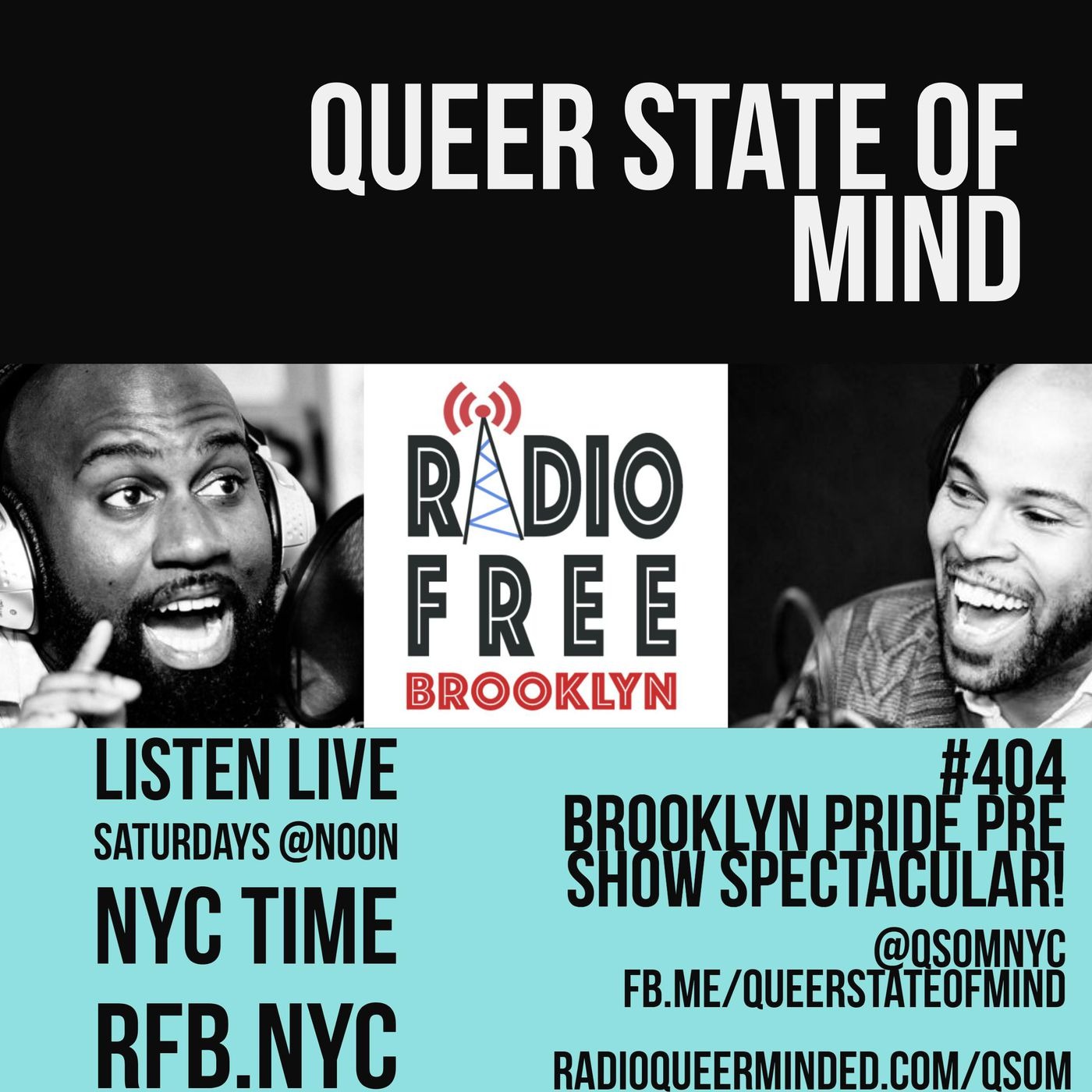 Queer State of Mind #404 Brooklyn Pride Festival Live