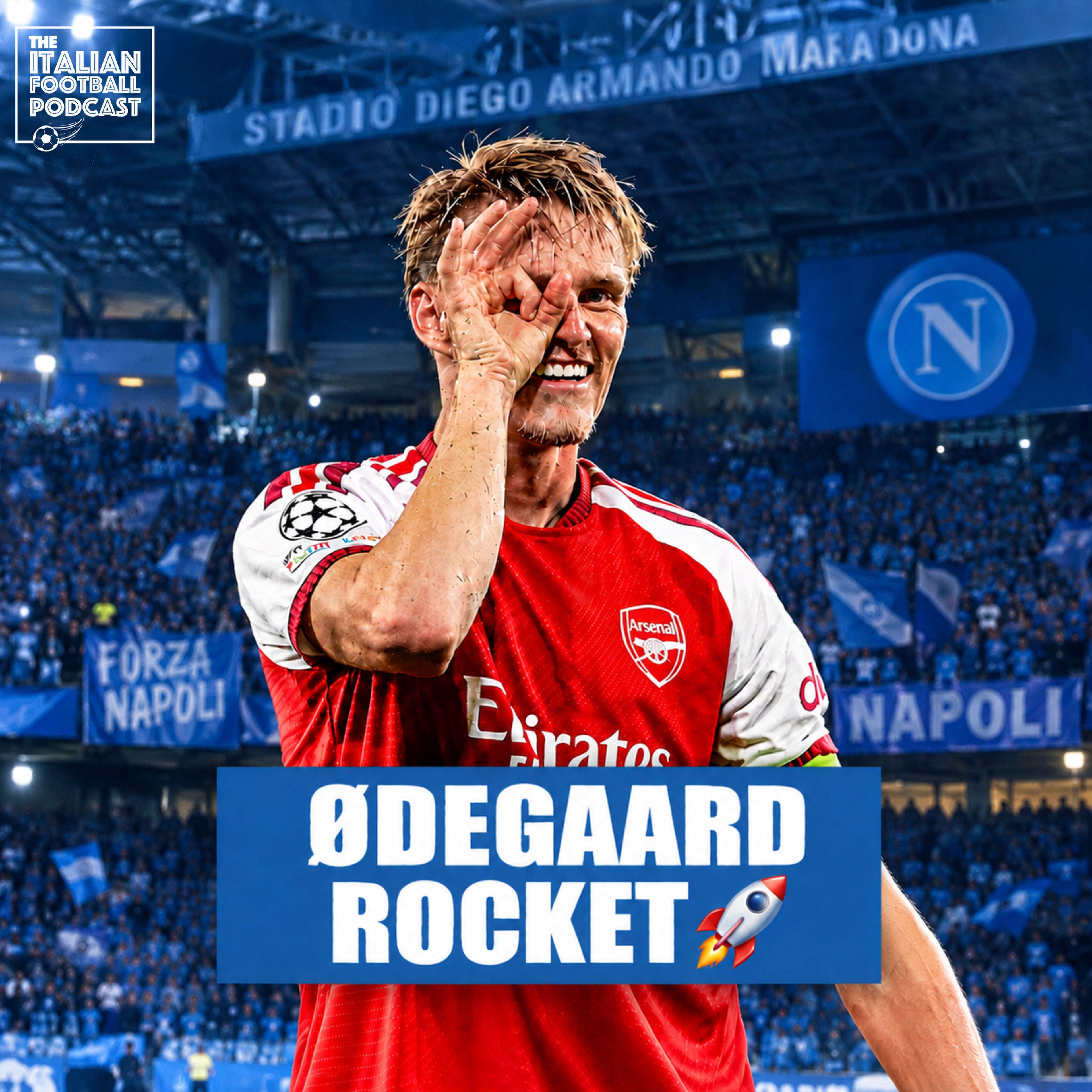 Napoli 0-1 Arsenal REACTION: Ødegaard Rocket Wins 3 Points episode artwork