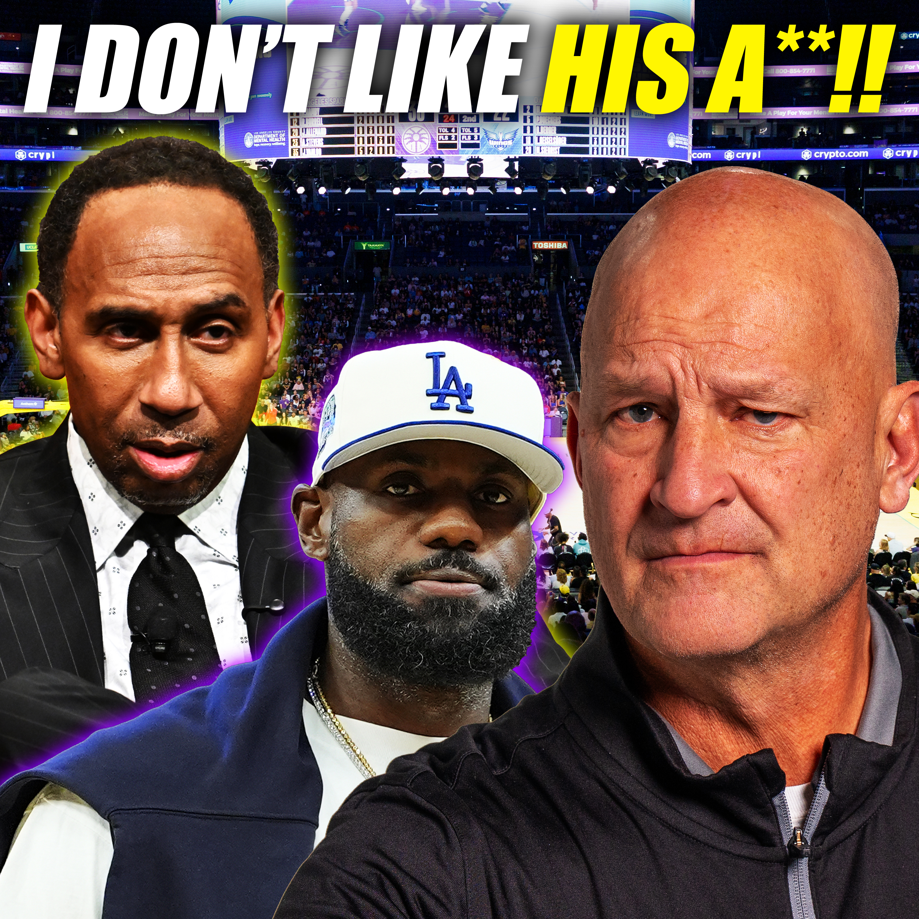 Stephen A. Smith BLASTS Lebron James’ “DOUBLE STANDARDS”+ NFL Broadcaster Charles Davis & episode artwork