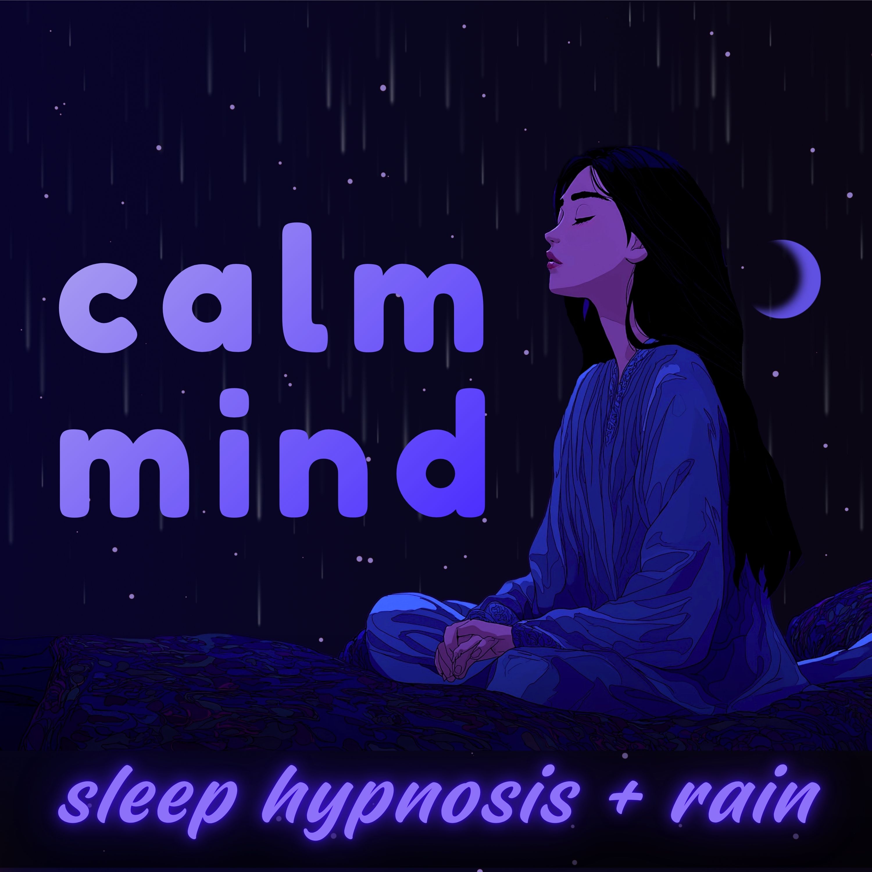 Deep Sleep Hypnosis with Rain for Stress Relief, Anxiety, Overthinking, Calm Mind
