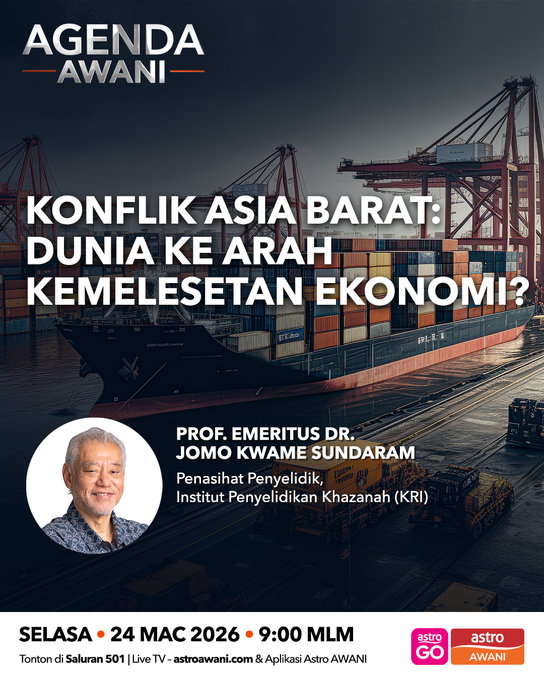 Agenda AWANI: Konflik Asia Barat | Dunia ke arah kemelesetan ekonomi?