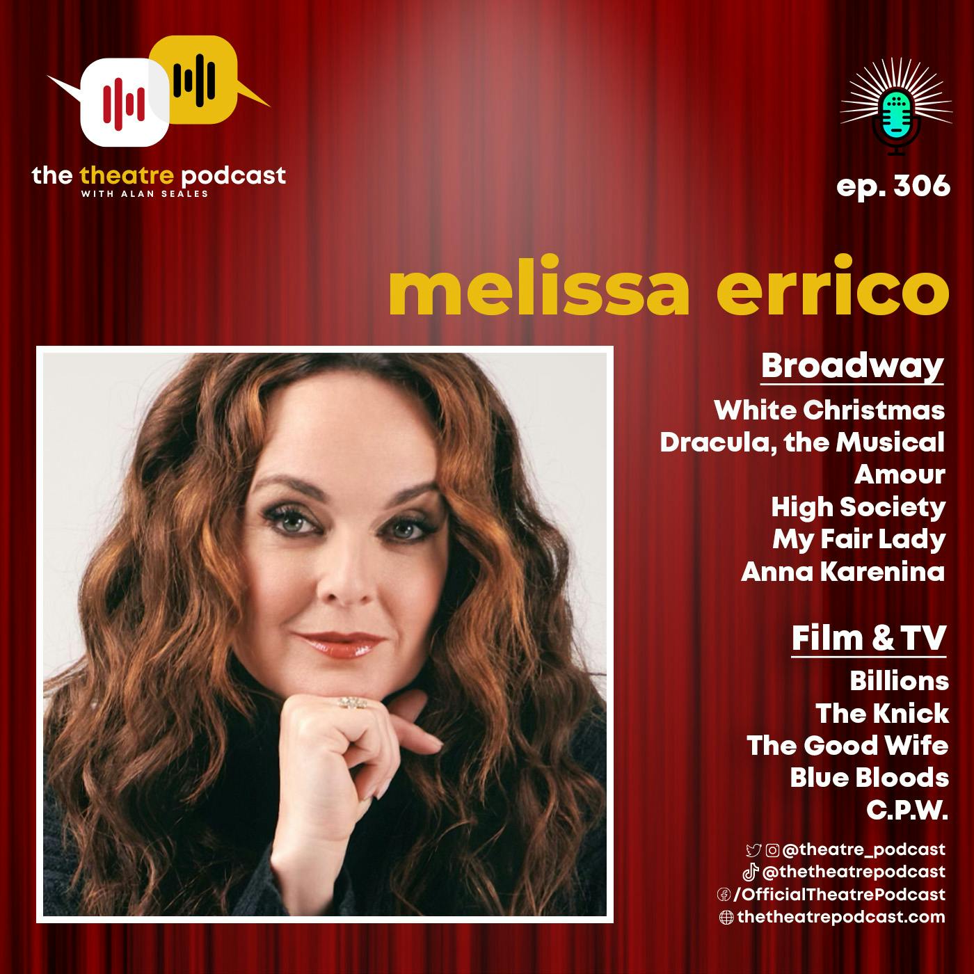 Ep306 - Melissa Errico: Paying Tribute to Sondheim