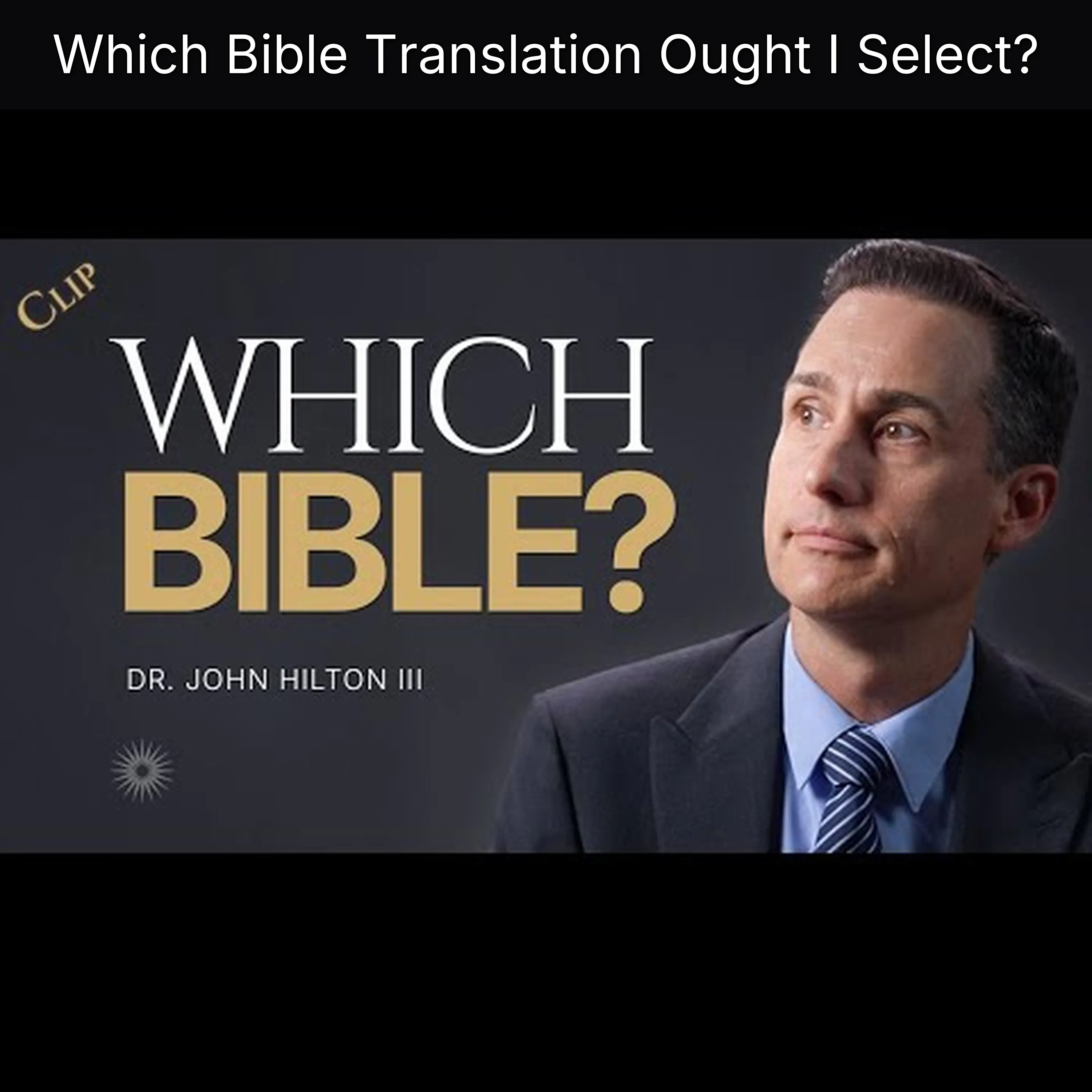 Which Bible Translation Ought I Select? episode artwork