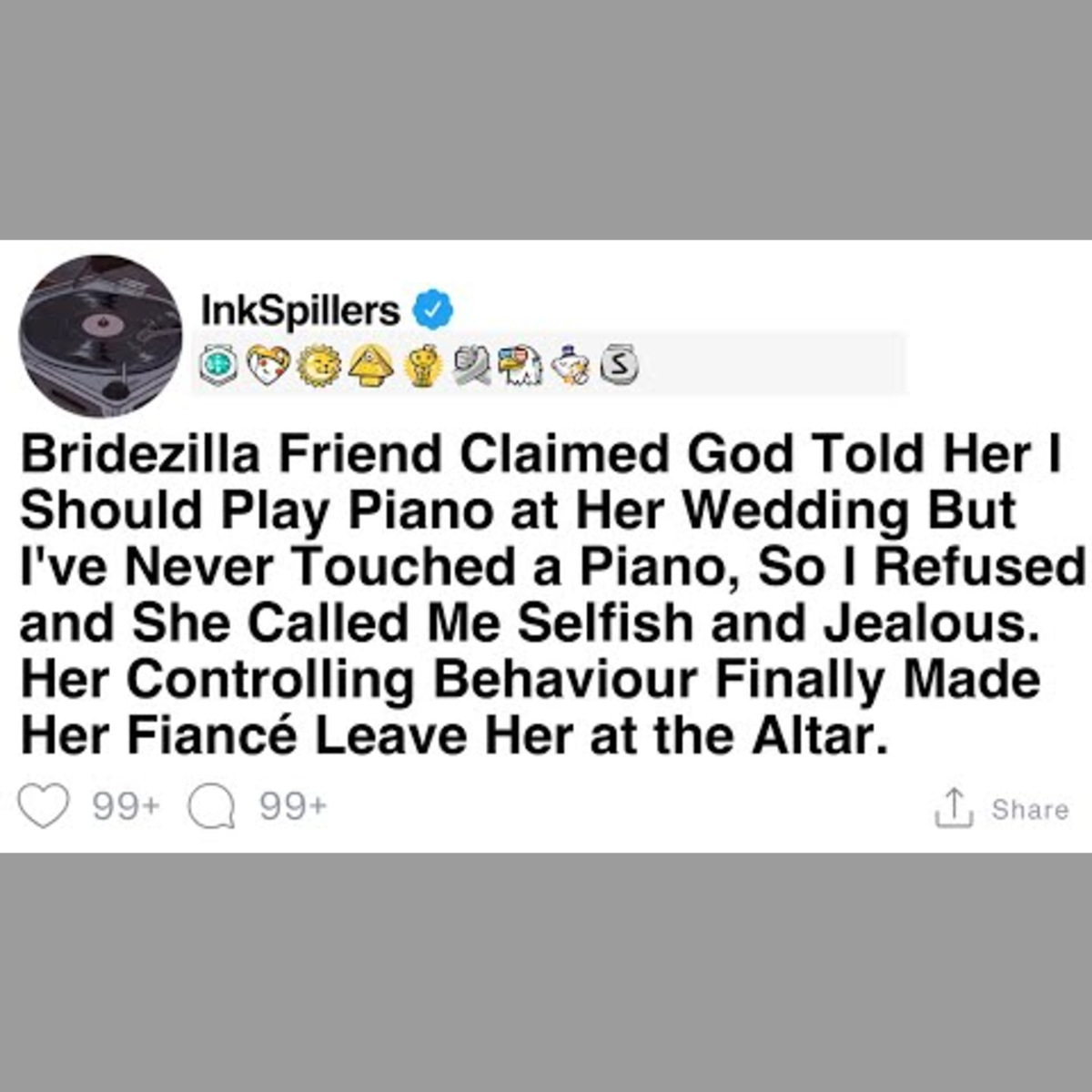 Bridezilla Friend Insists I Play Piano at Her Wedding Despite Inexperience