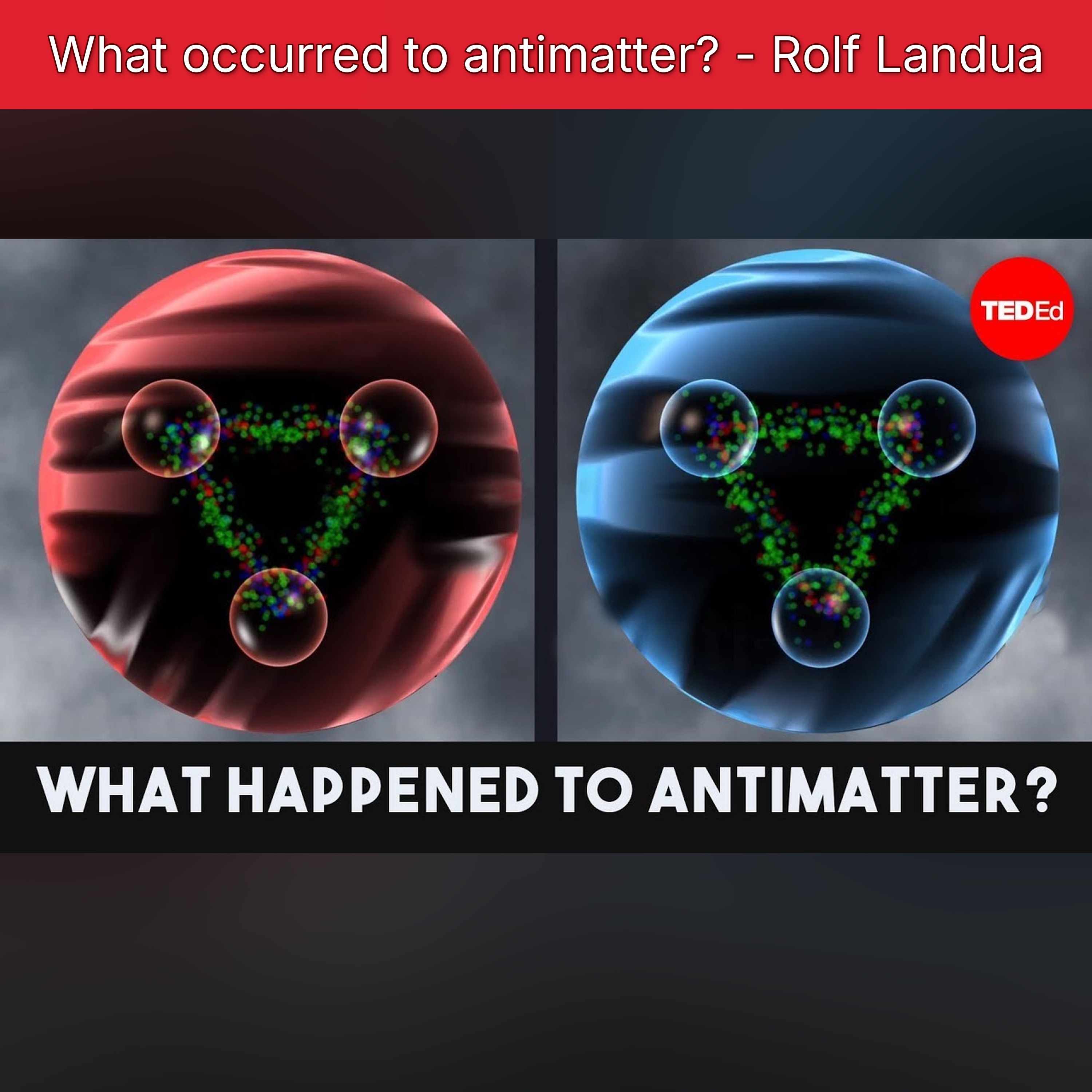 What occurred to antimatter? - Rolf Landua