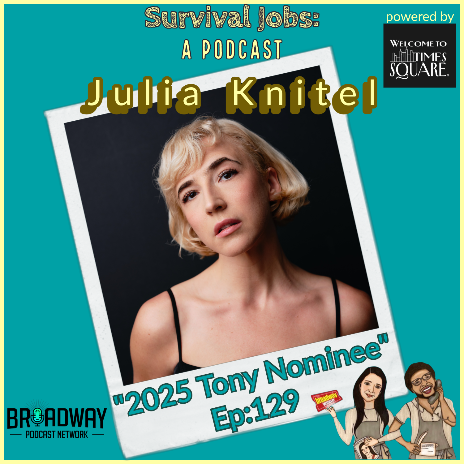 Episode 129 | Julia Knitel: "2025 Tony Award Nominee" episode artwork