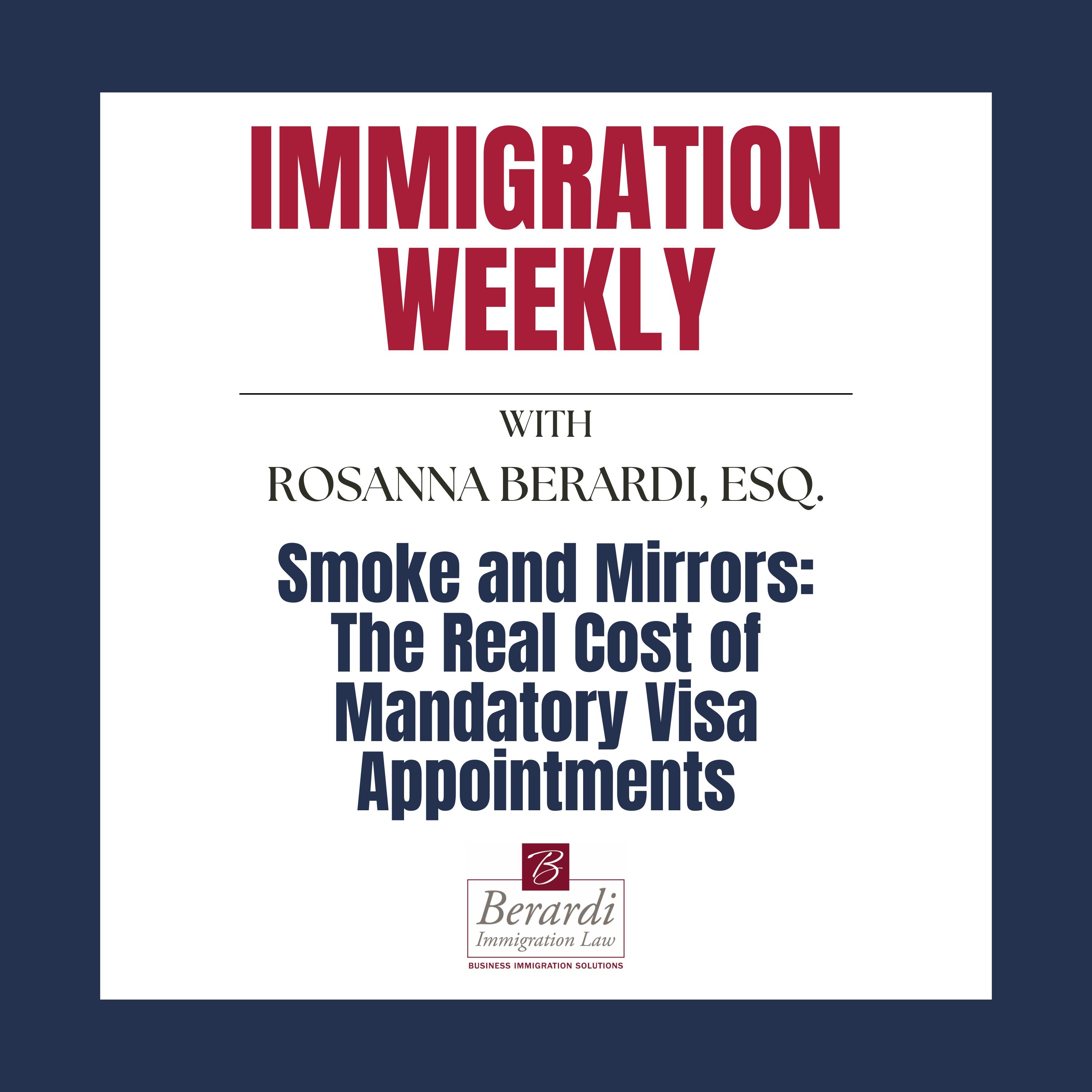 Smoke and Mirrors: The Real Cost of Mandatory Visa Appointments episode artwork